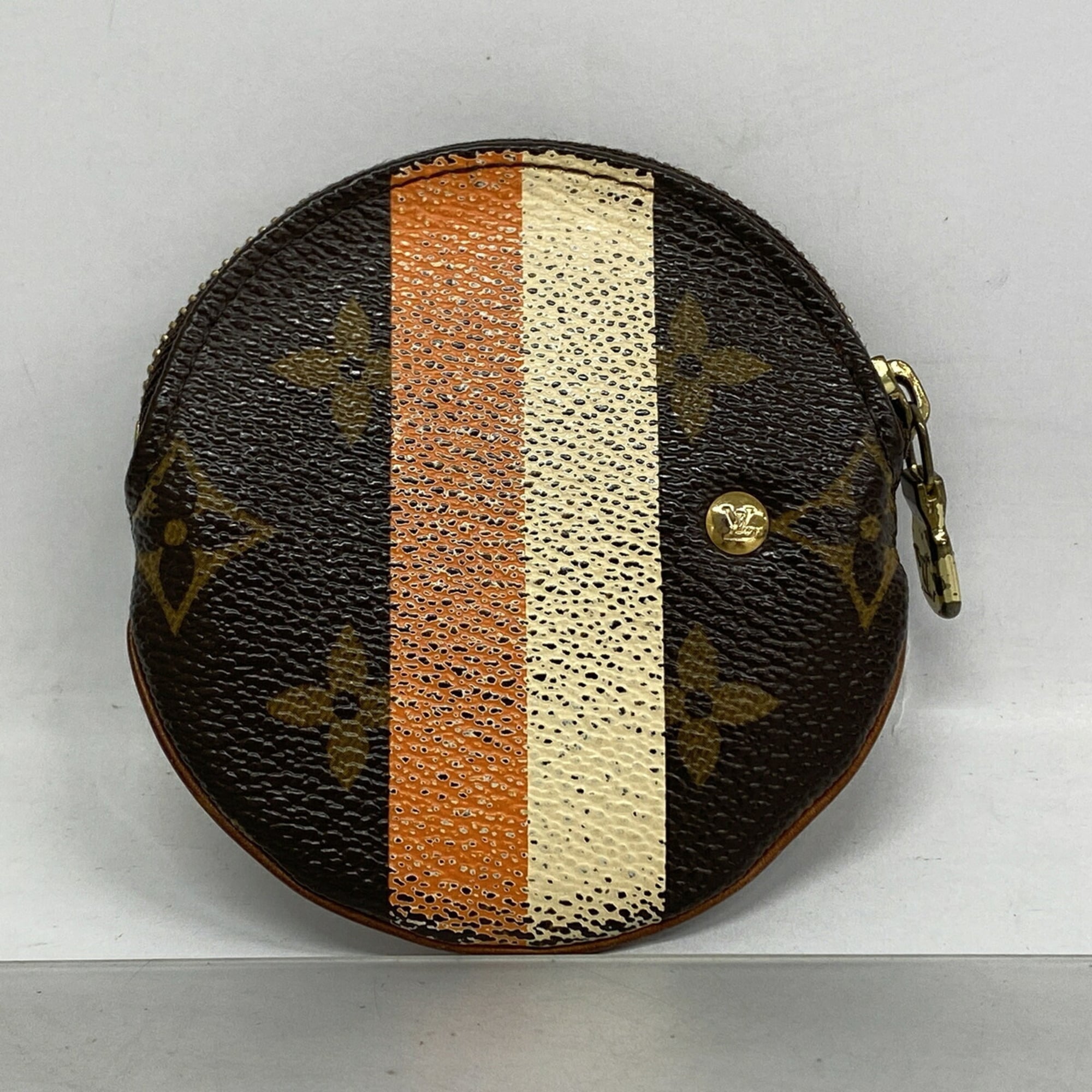 Louis Vuitton Orange Coin Purse/Coin Case (Pre-Owned)