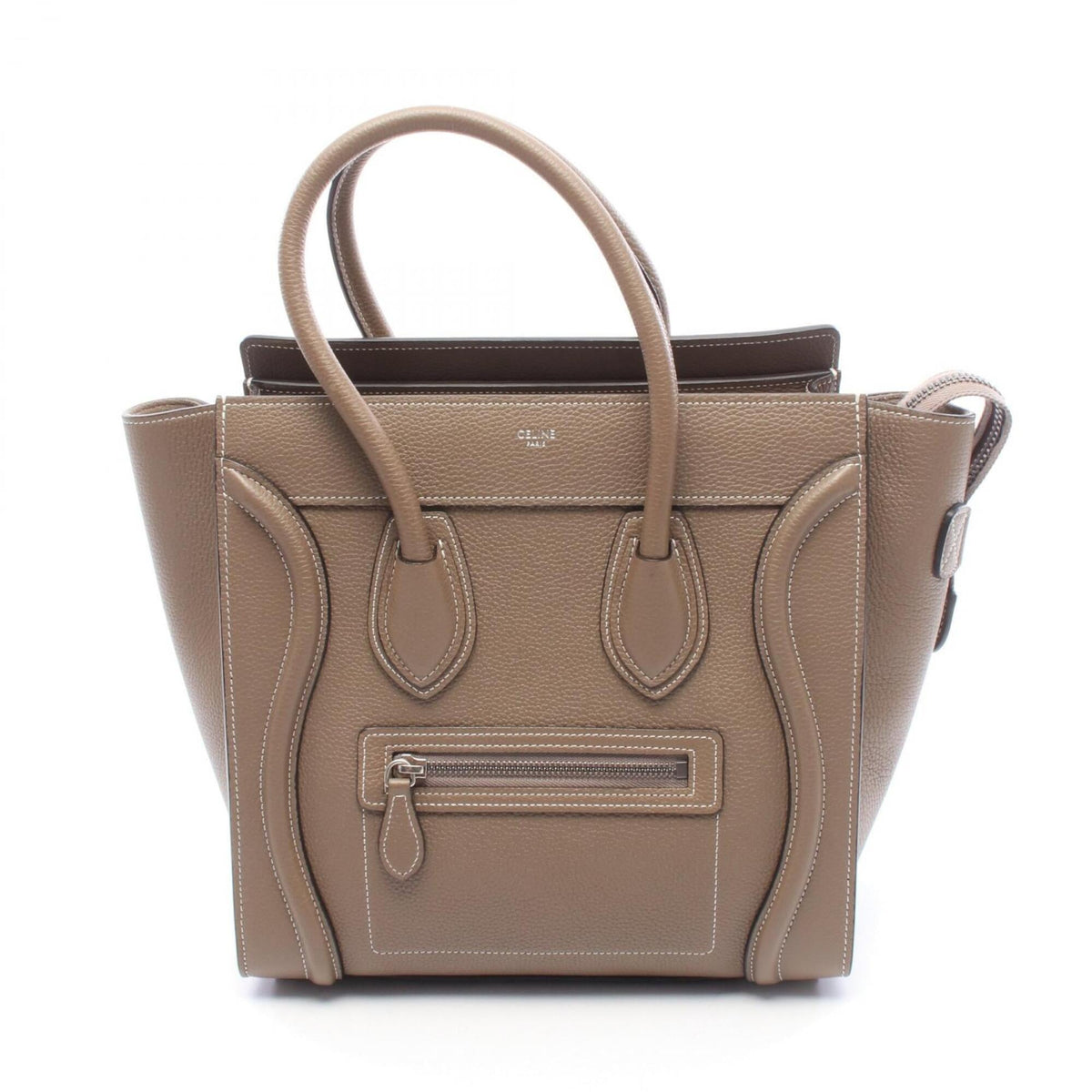 Celine Beige Leather Handbag (Pre-Owned)