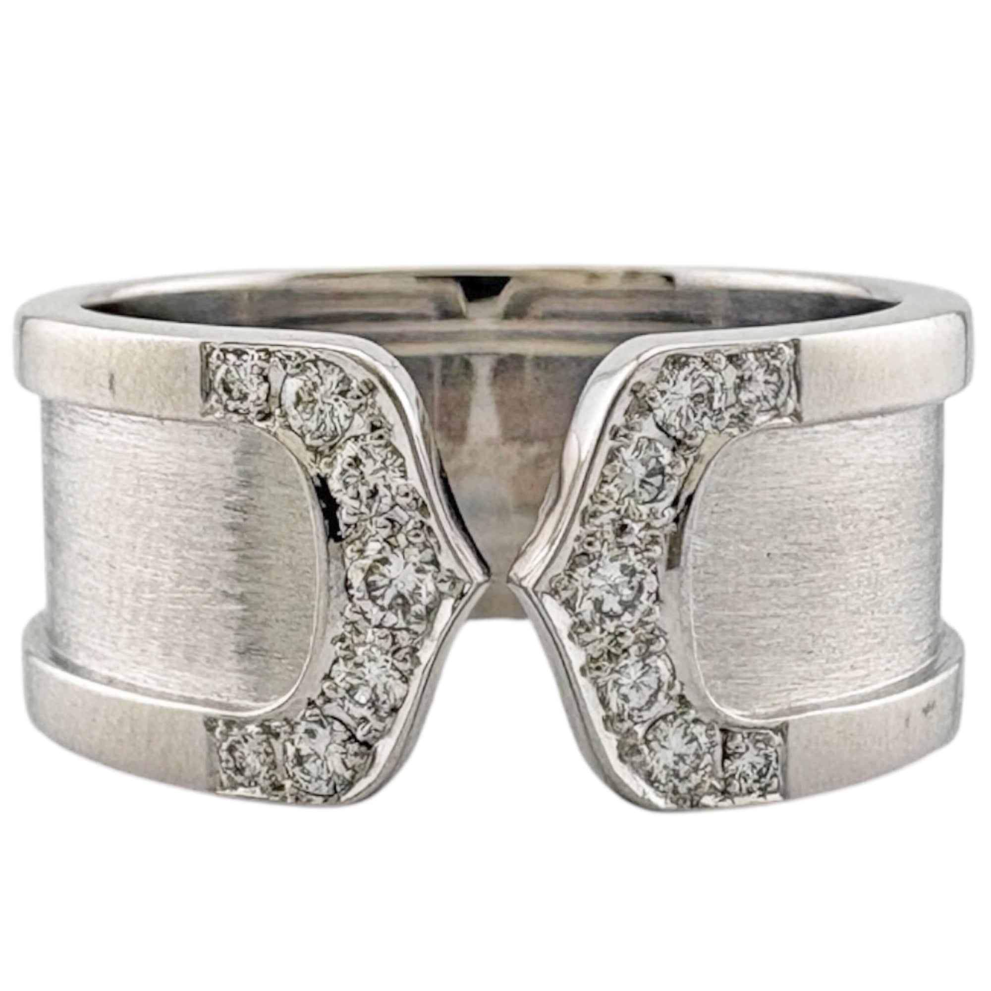 Cartier Silver White Gold (18K) Band Ring (Pre-Owned)