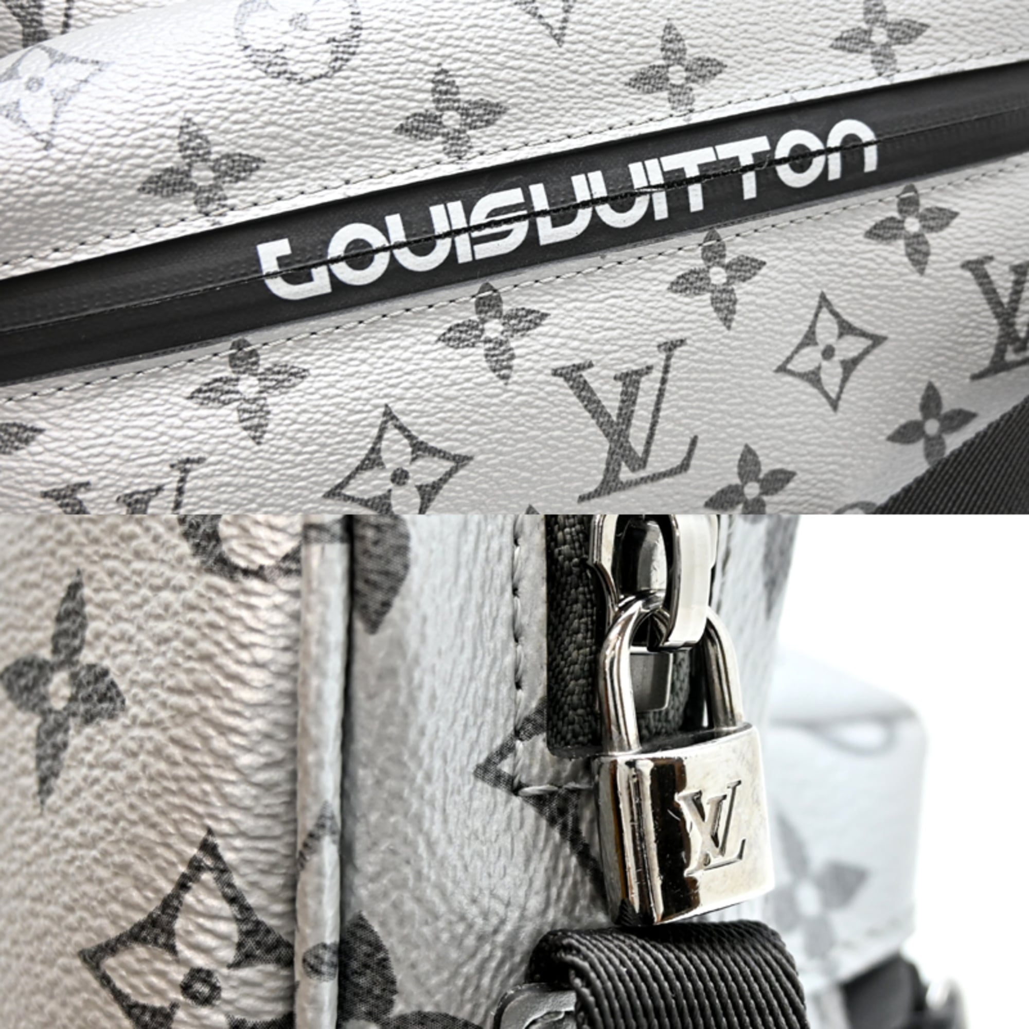 Louis Vuitton Silver Monogram Shoulder Bag (Pre-Owned)