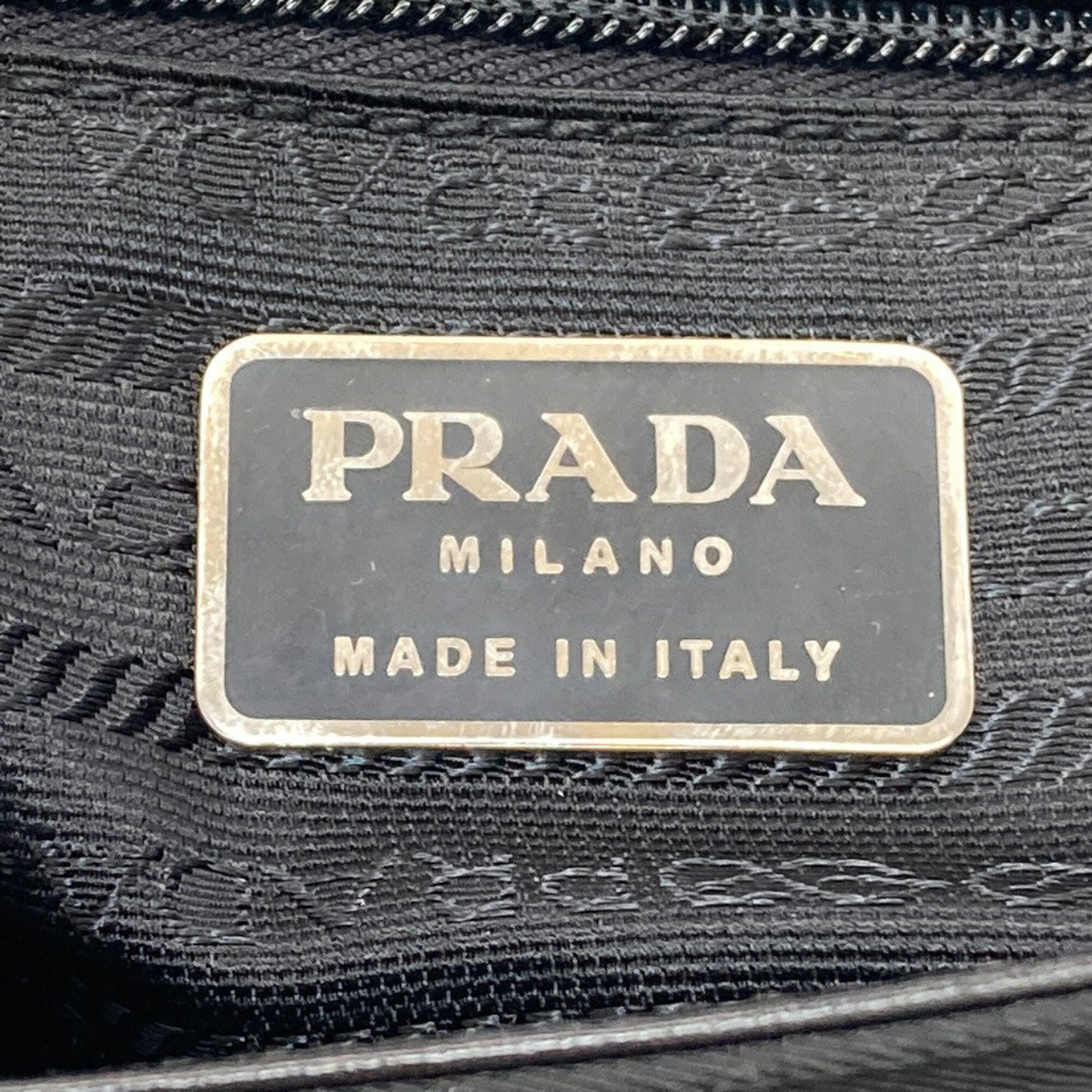 Prada Black Nylon Leather Handbag (Pre-Owned)