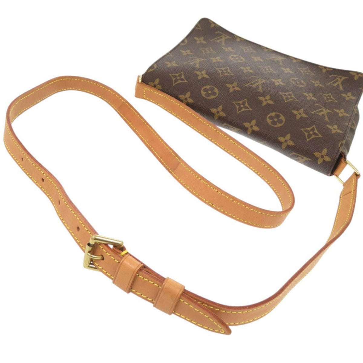 Louis Vuitton Brown Monogram Shoulder Bag (Pre-Owned)