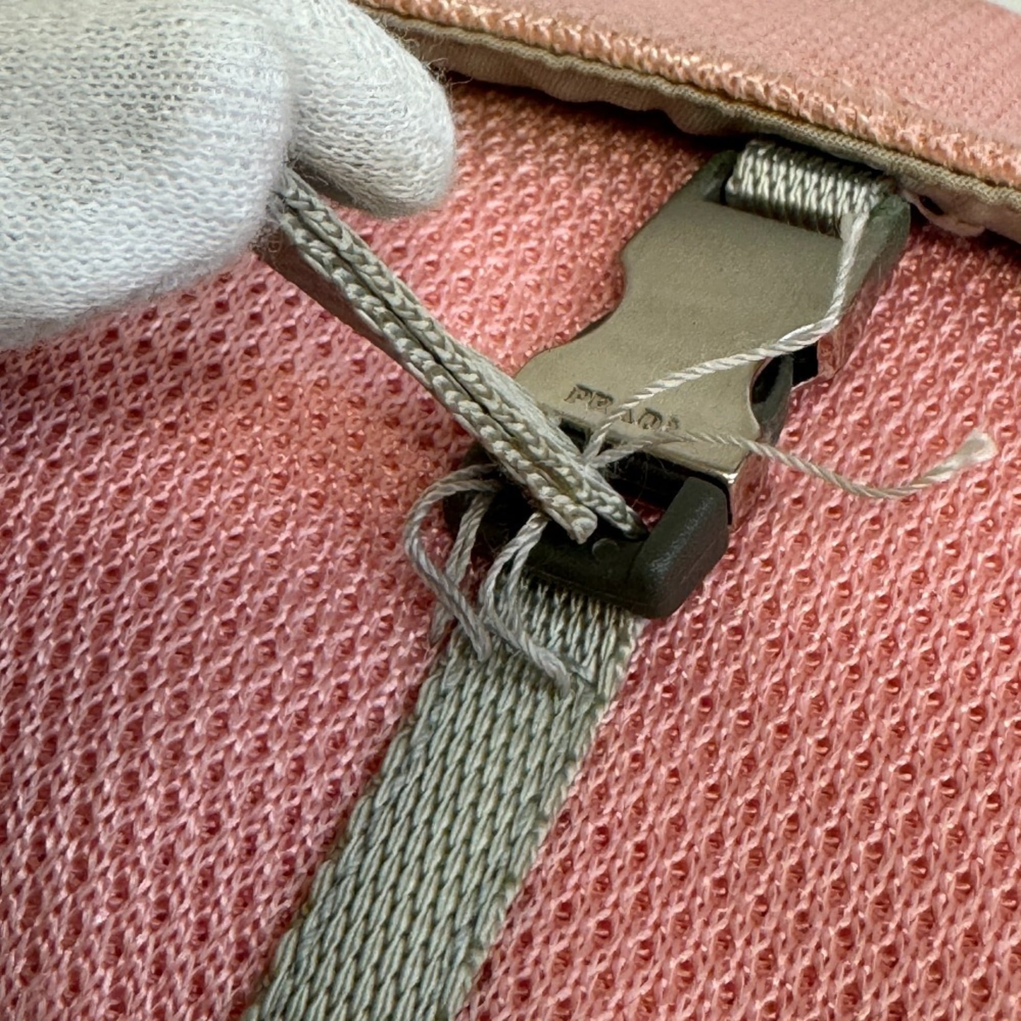 Prada Pink Nylon Shoulder Bag (Pre-Owned)