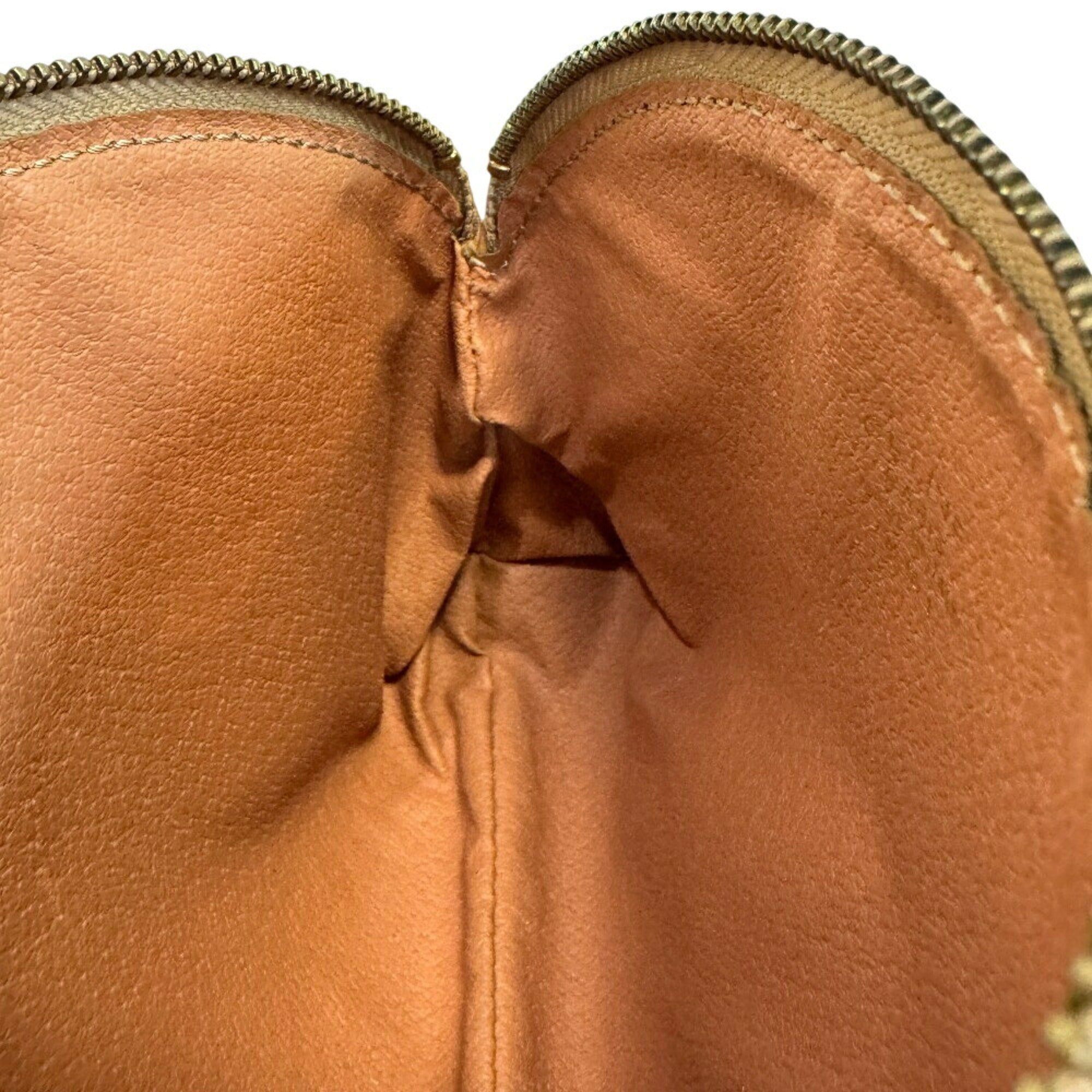 Celine Brown Leather Pouch Vanity Bag (Pre-Owned)