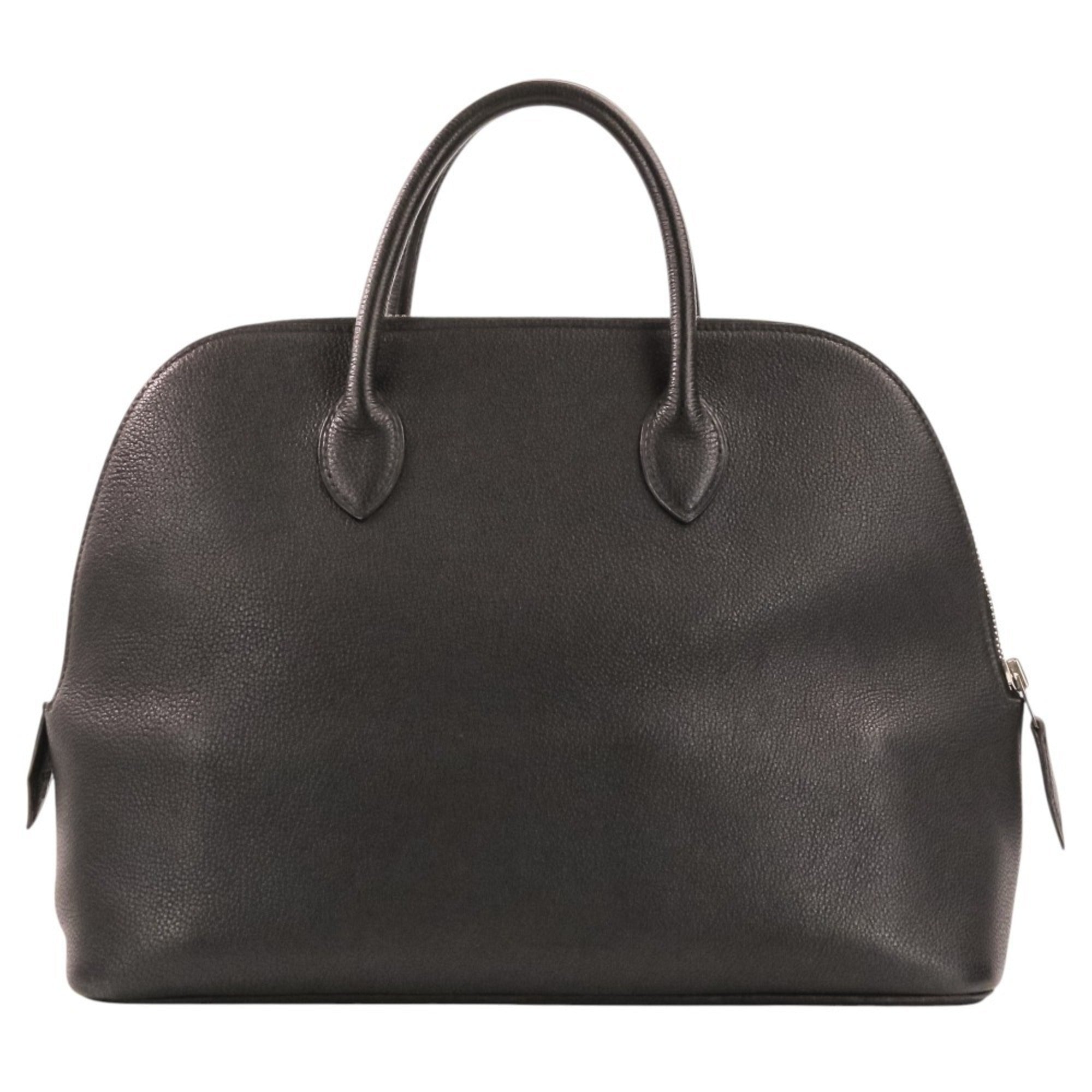 Hermes Black Leather Handbag (Pre-Owned)