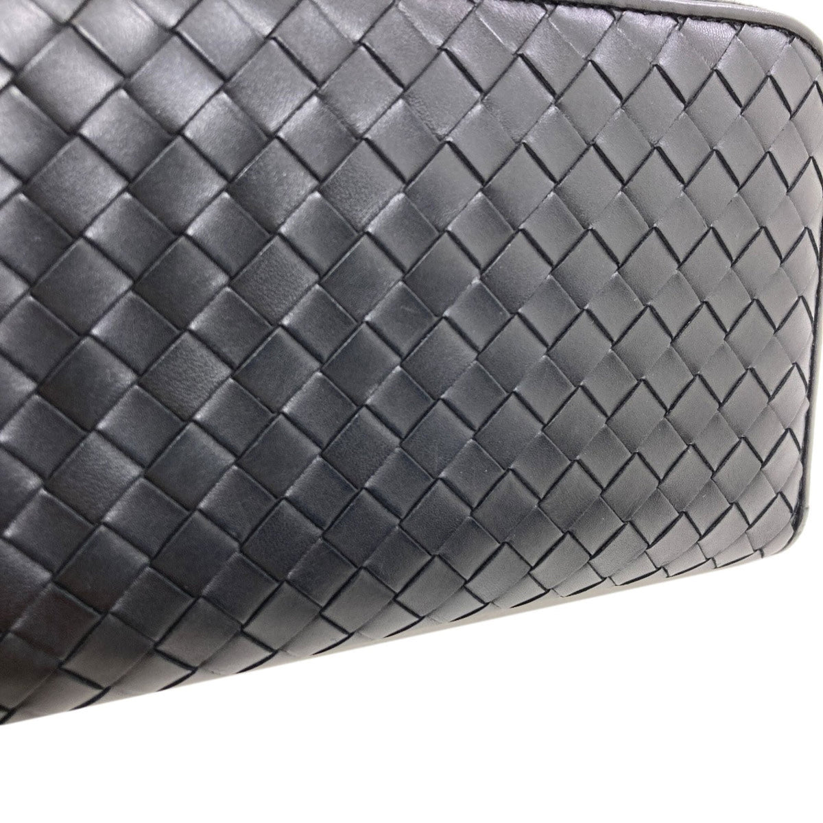 Bottega Veneta Black Leather Long Wallet (Bi-Fold) (Pre-Owned)