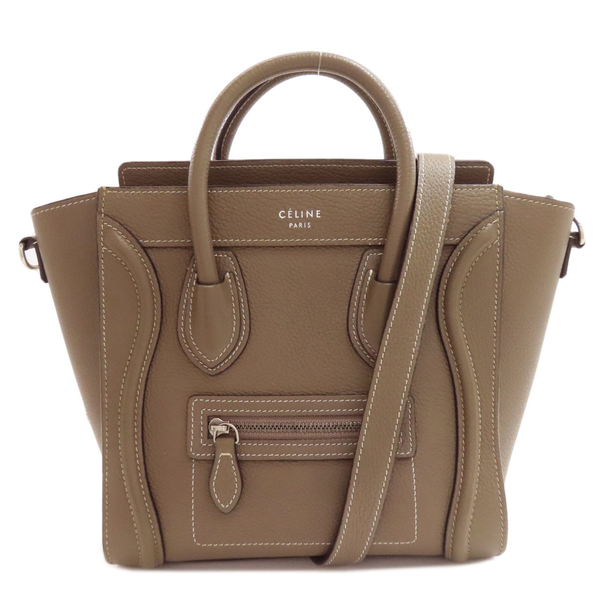 Celine Brown Leather Handbag (Pre-Owned)