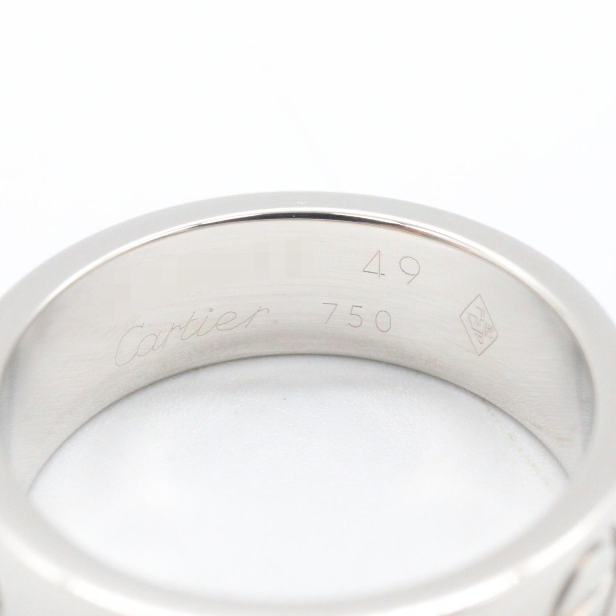 Cartier White Gold White Gold (18K) Band Ring (Pre-Owned)