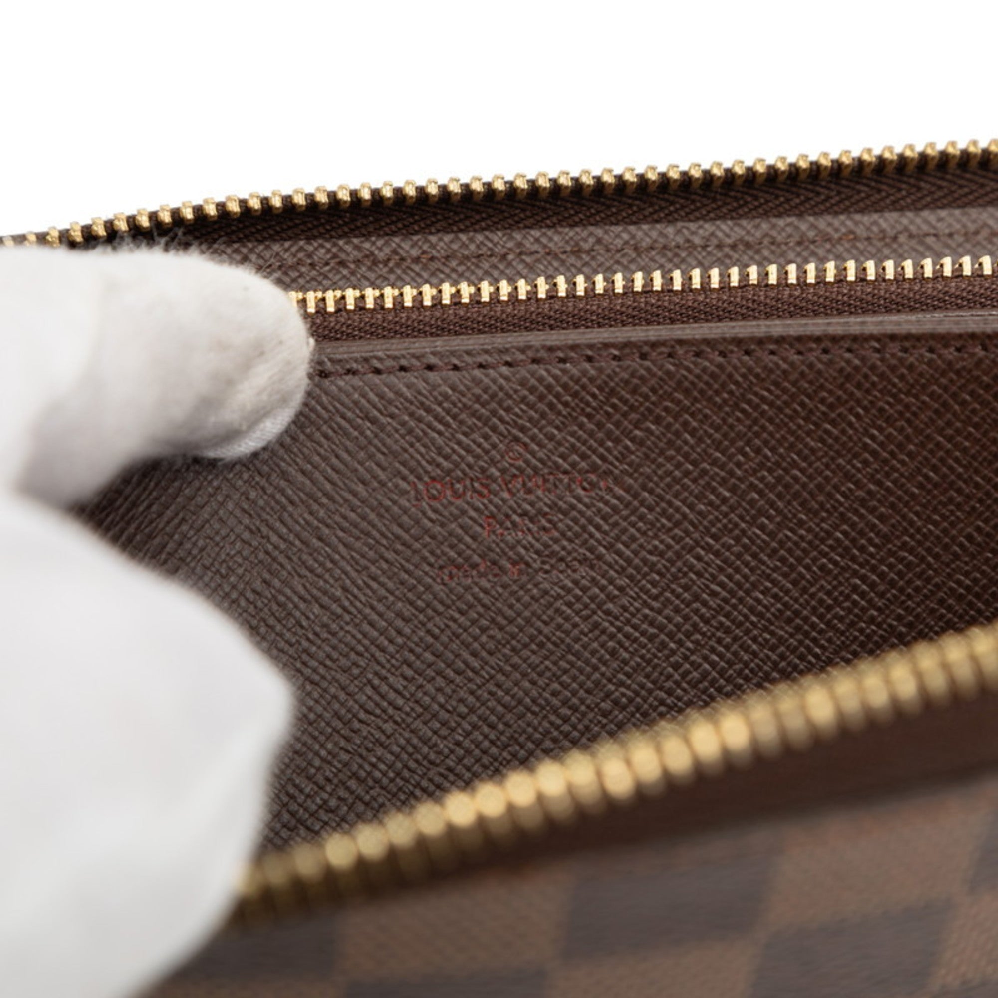 Louis Vuitton Brown Pvc Long Wallet (Bi-Fold) (Pre-Owned)