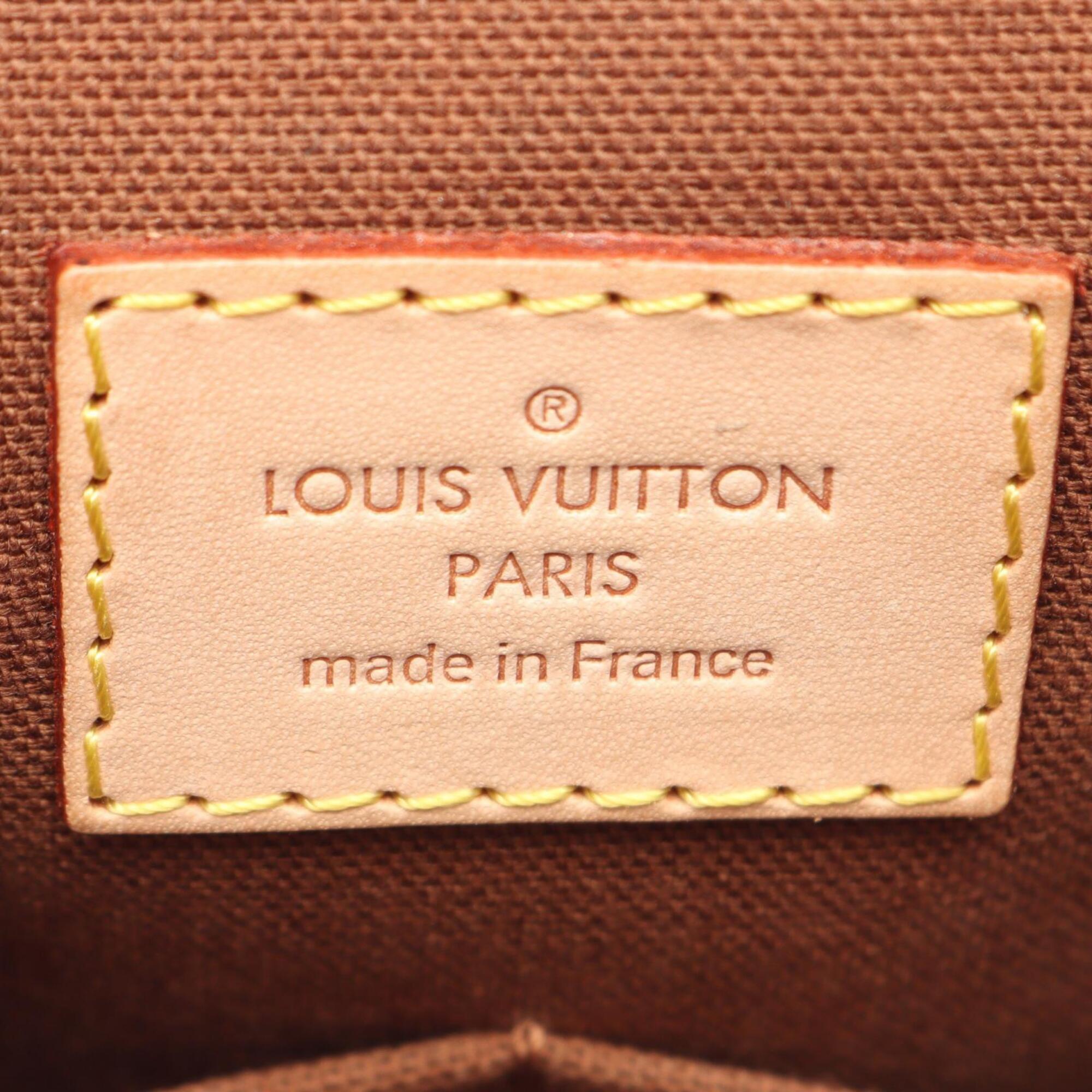 Louis Vuitton Brown Pvc Leather Handbag (Pre-Owned)