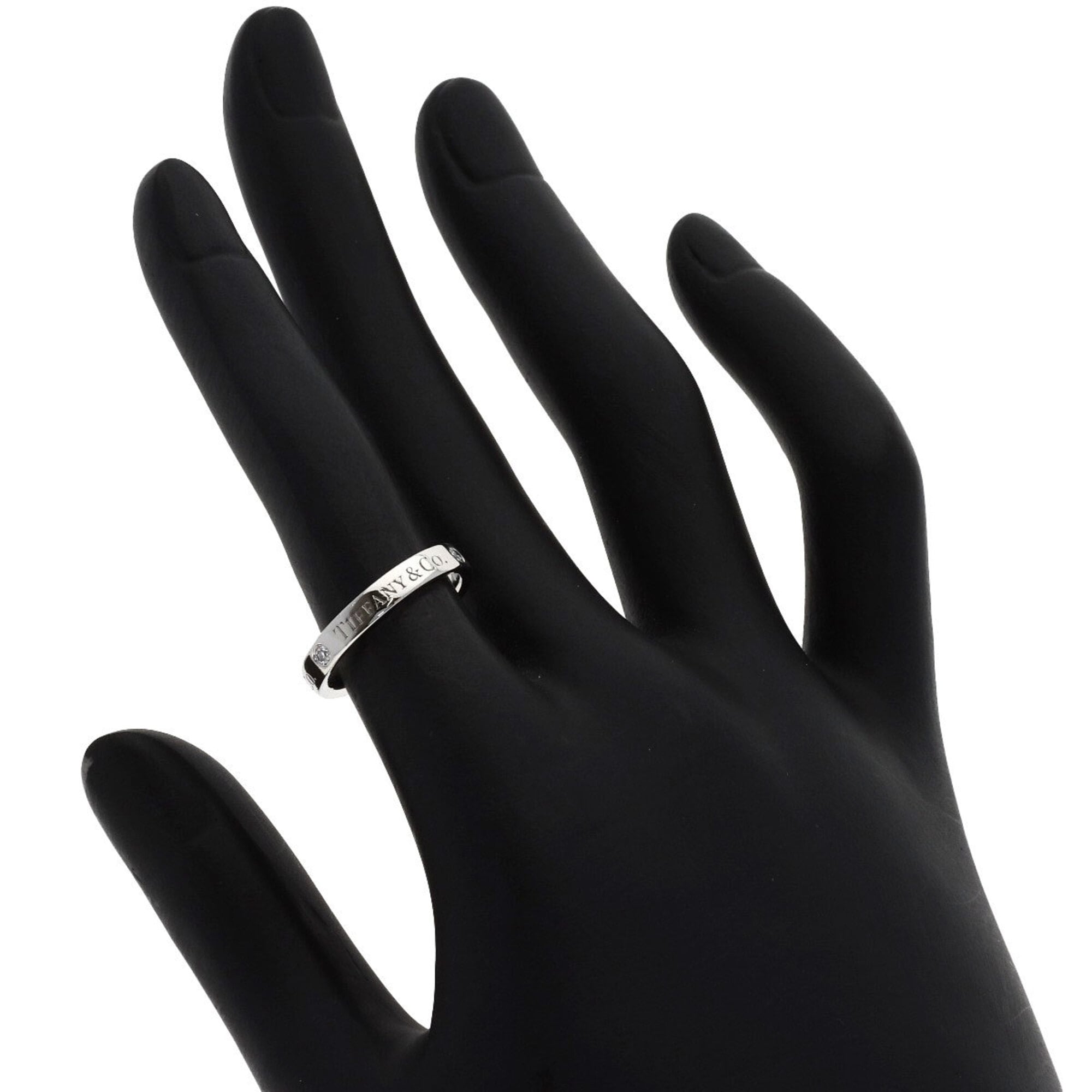 Tiffany Platinum 950 Band Ring (Pre-Owned)