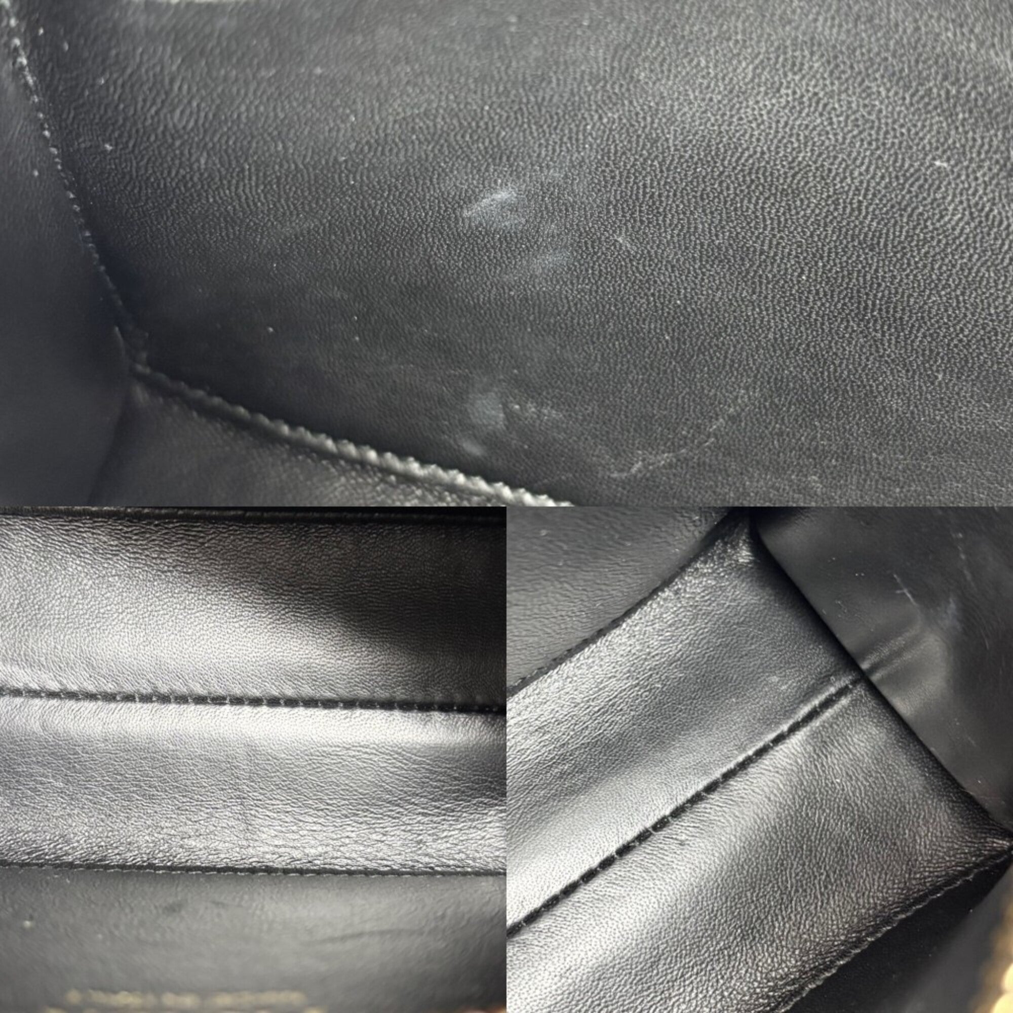Prada Black Khaki Leather Shoulder Bag (Pre-Owned)