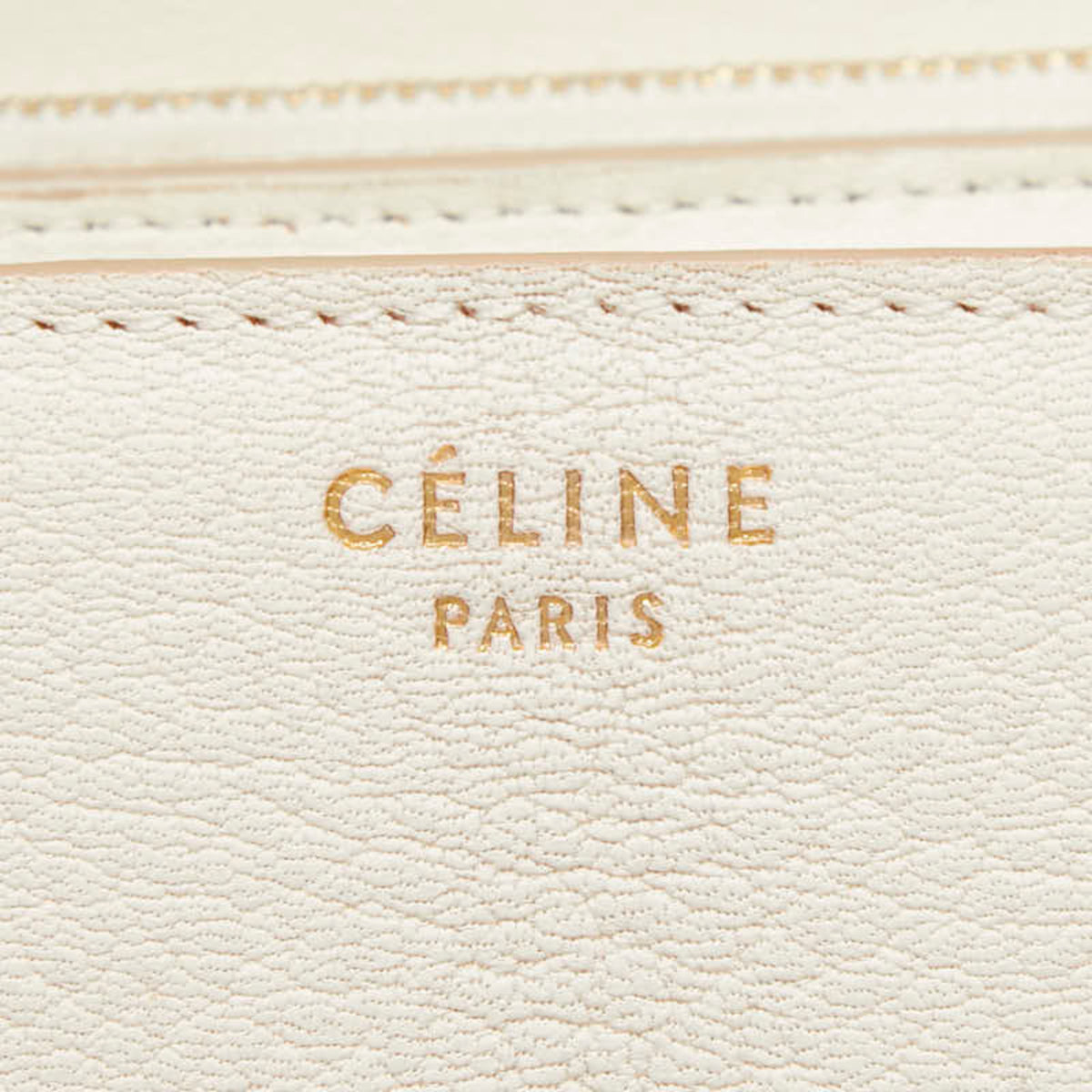 Celine White Leather Shoulder Bag (Pre-Owned)
