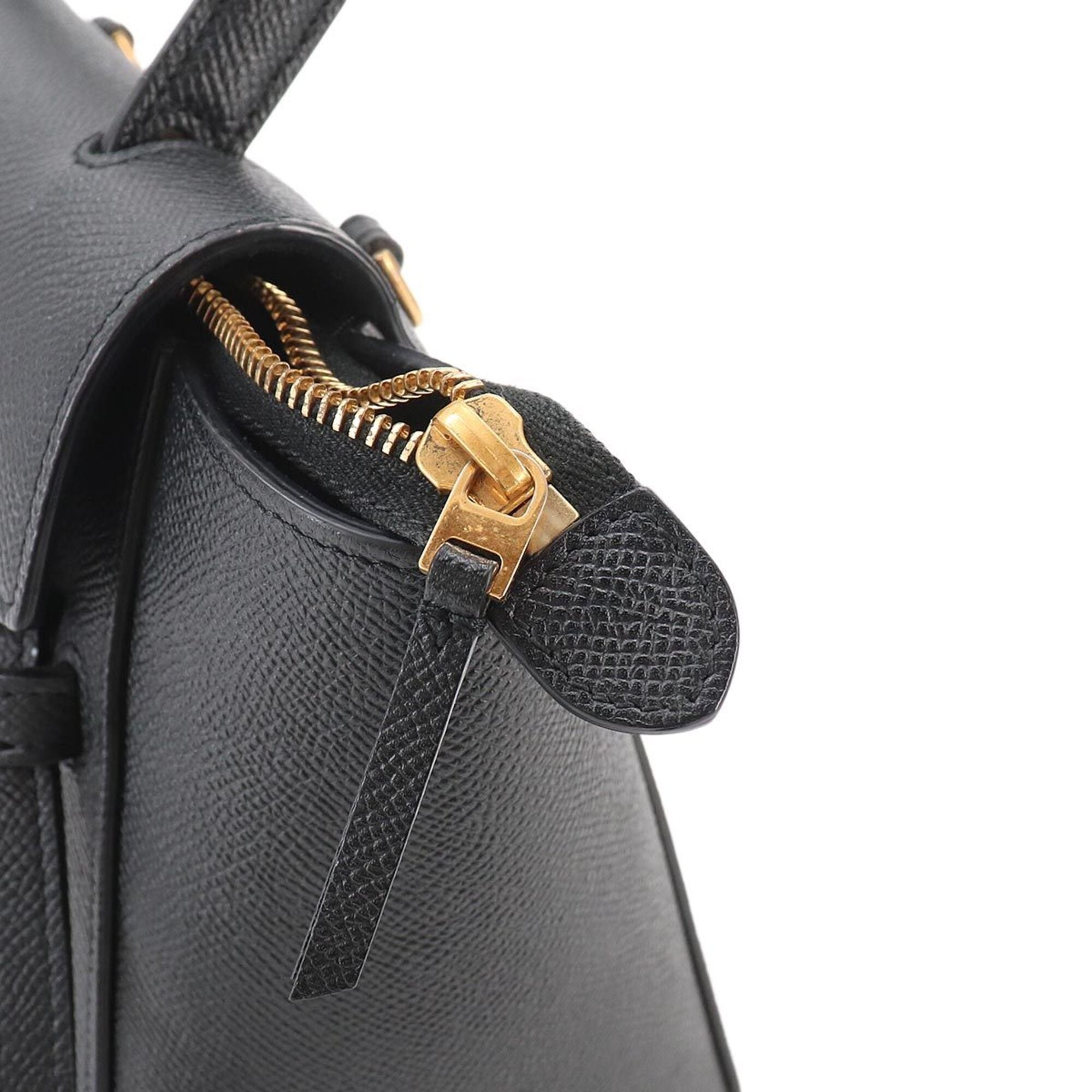Celine Black Leather Handbag (Pre-Owned)