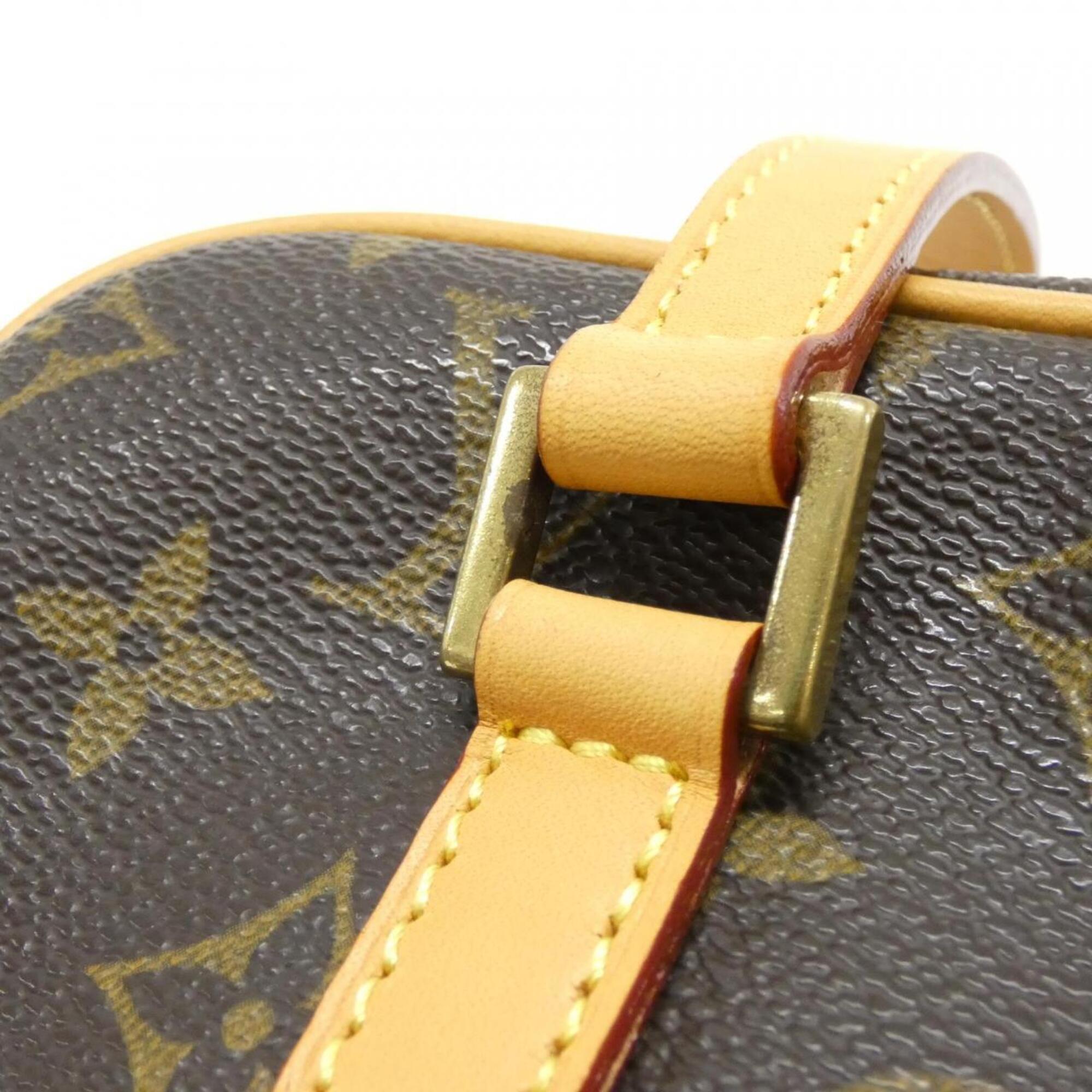 Louis Vuitton Marron Coated Canvas Shoulder Bag (Pre-Owned)