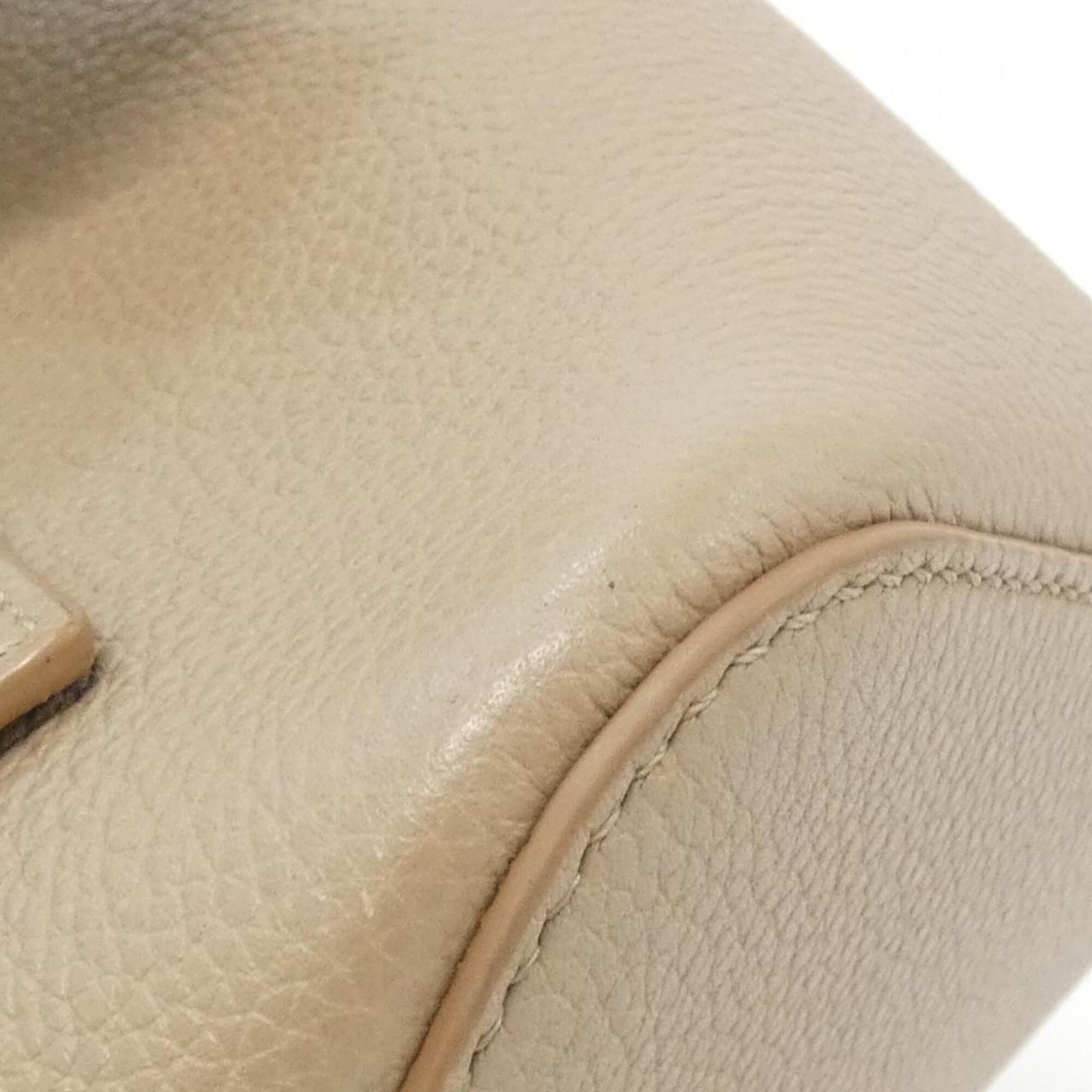 Loewe Sand Leather Handbag (Pre-Owned)