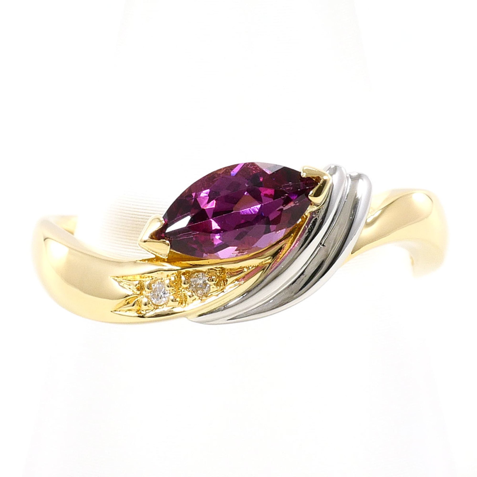 Unbranded Platinum Yellow Gold Yellow Gold (18K) Platinum Band Ring (Pre-Owned)