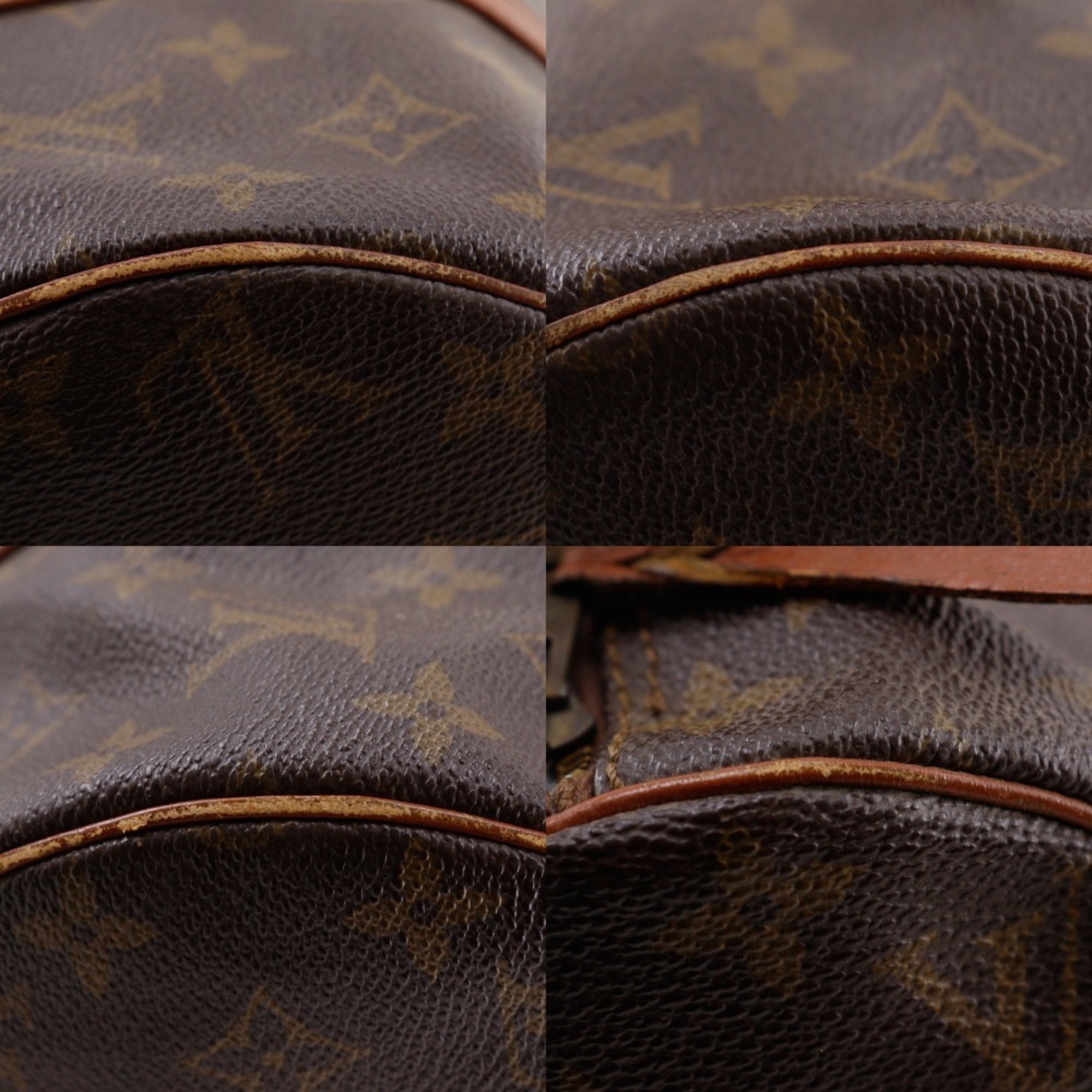 Louis Vuitton Brown Monogram Canvas Handbag (Pre-Owned)