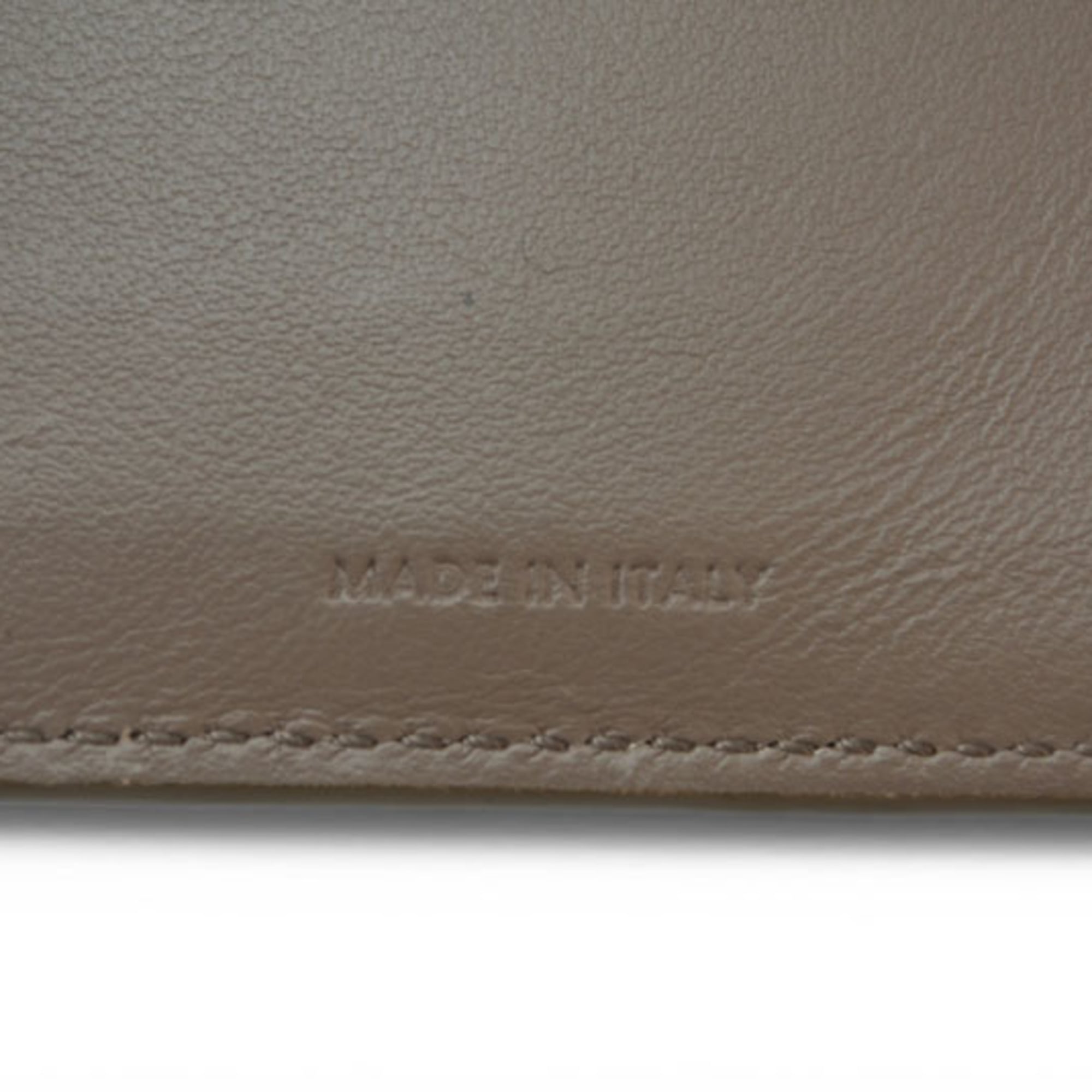 Celine Blue Gray Leather Wallet (Bi-Fold) (Pre-Owned)
