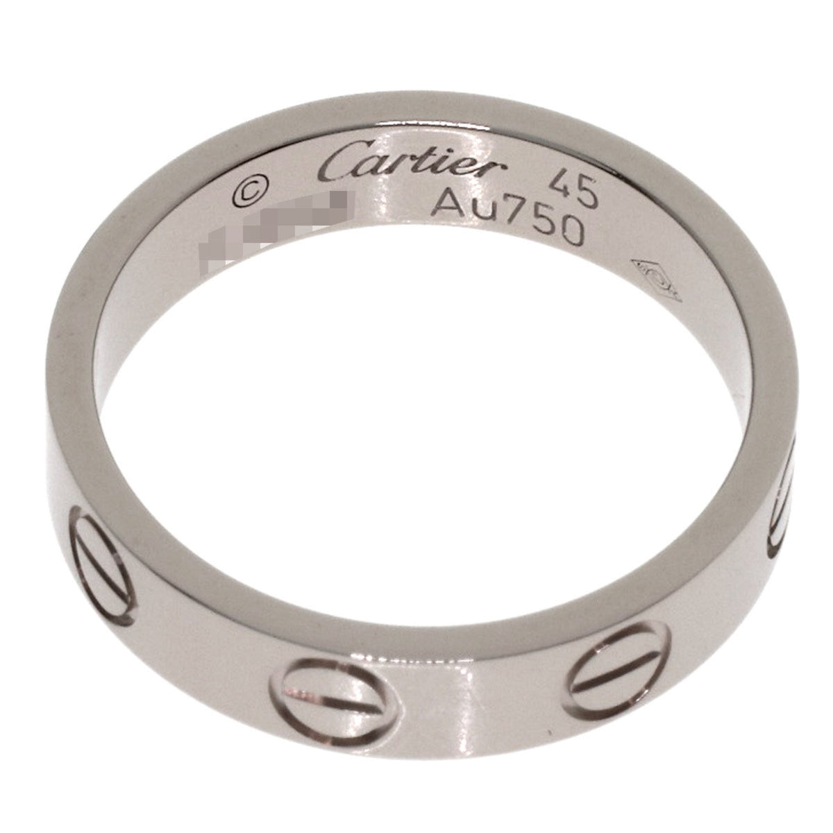Cartier White Gold (18K) Band Ring (Pre-Owned)