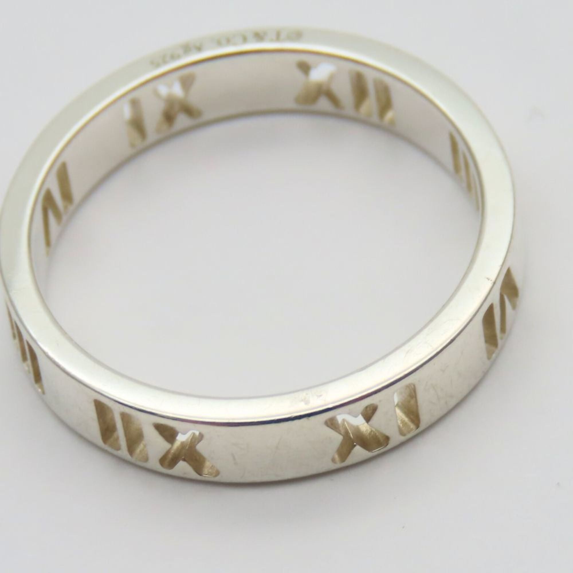 Tiffany Silver Silver 925 Band Ring (Pre-Owned)