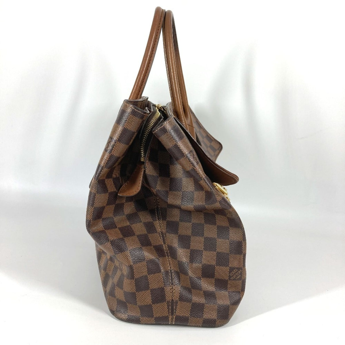 Louis Vuitton Damier Brown Damier Canvas Handbag Tote Bag (Pre-Owned)