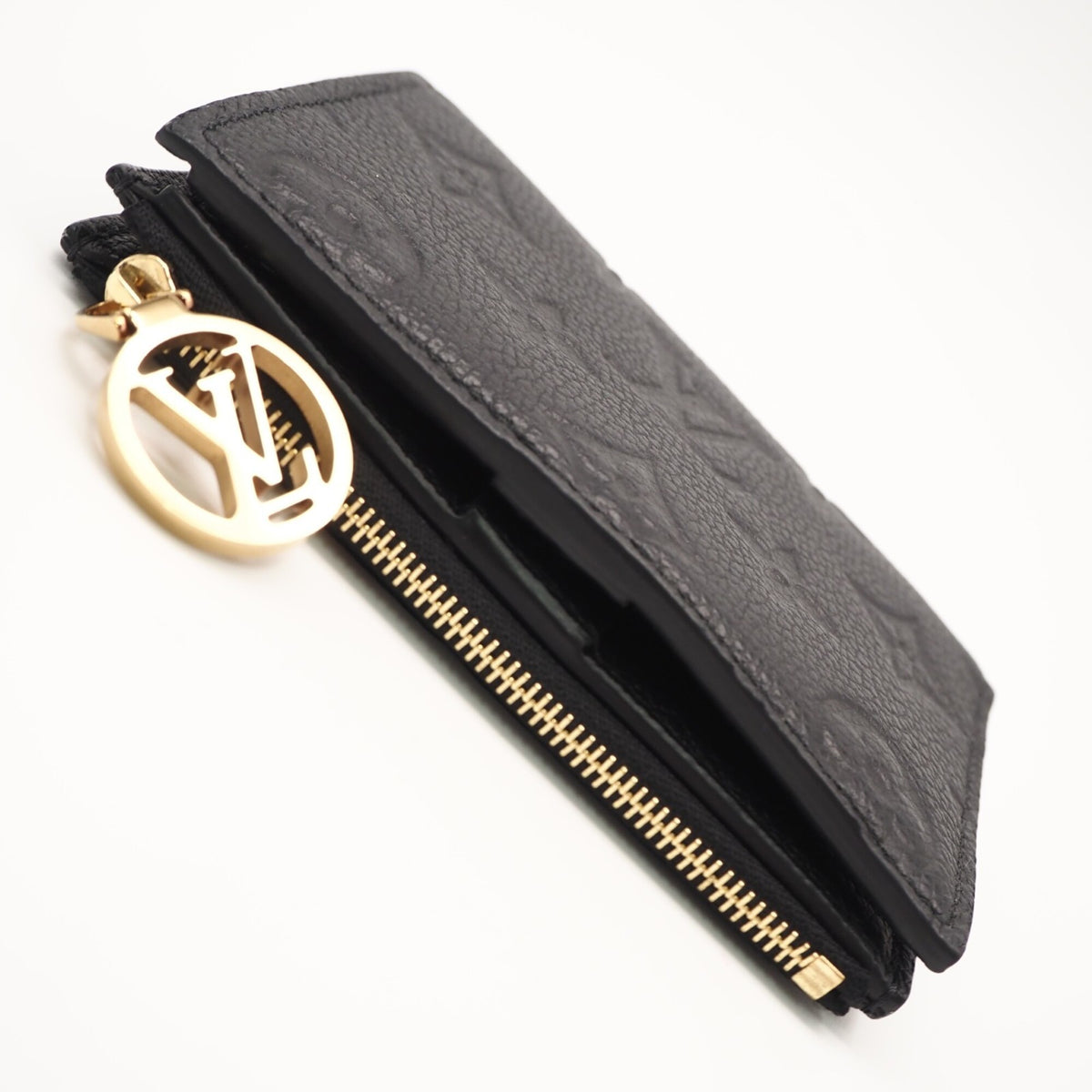 Louis Vuitton Monogram Empreinte Black Noir Wallet (Bi-Fold) (Pre-Owned)