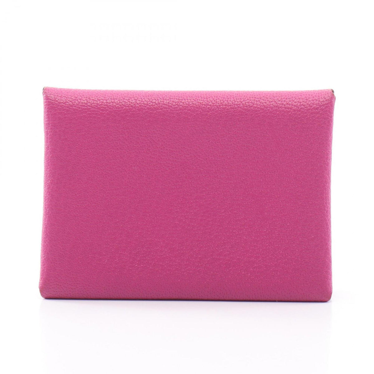 Hermes Pink Chevre Leather Coin Purse/Coin Case (Pre-Owned)