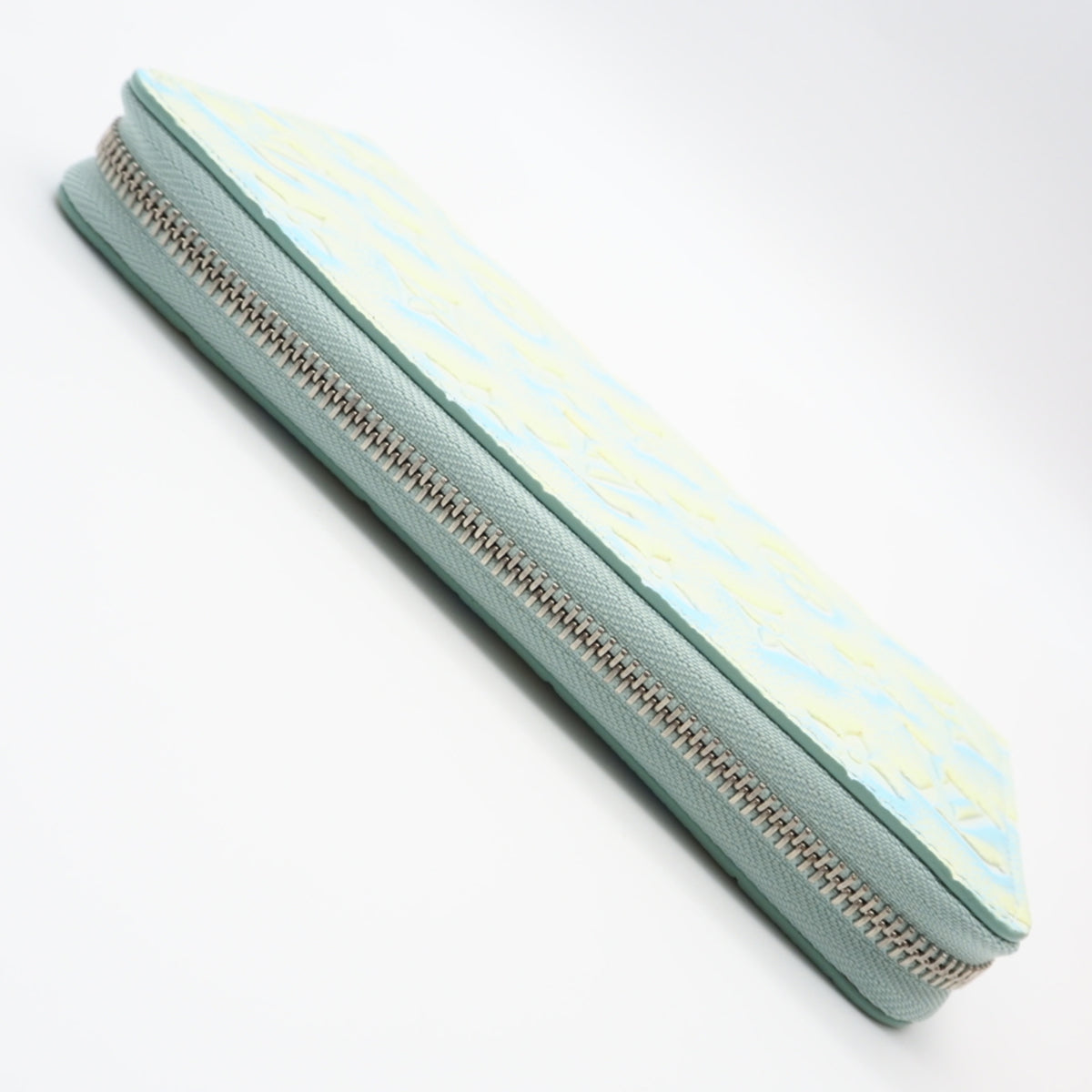 Louis Vuitton Monogram Empreinte Blue Yellow Leather Long Wallet (Bi-Fold) (Pre-Owned)