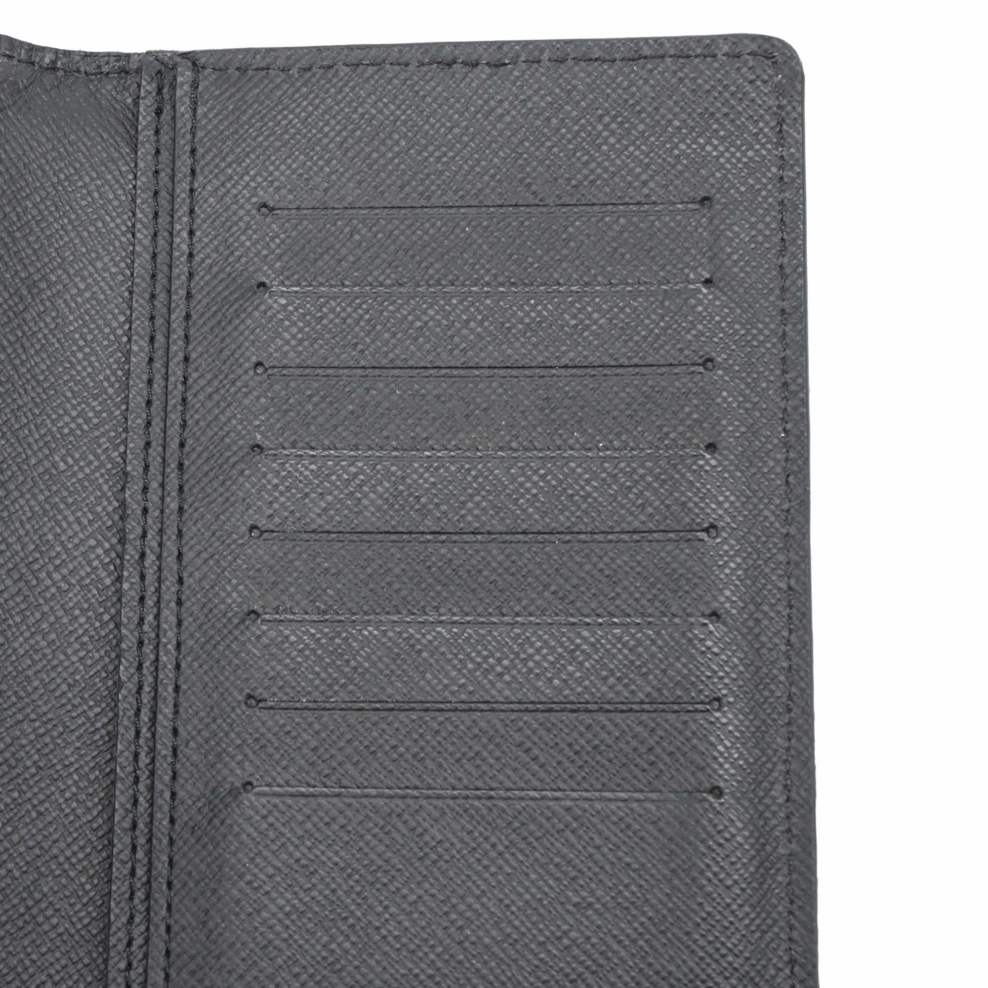 Louis Vuitton Epi Black Noir Epi Leather Long Wallet (Bi-Fold) (Pre-Owned)