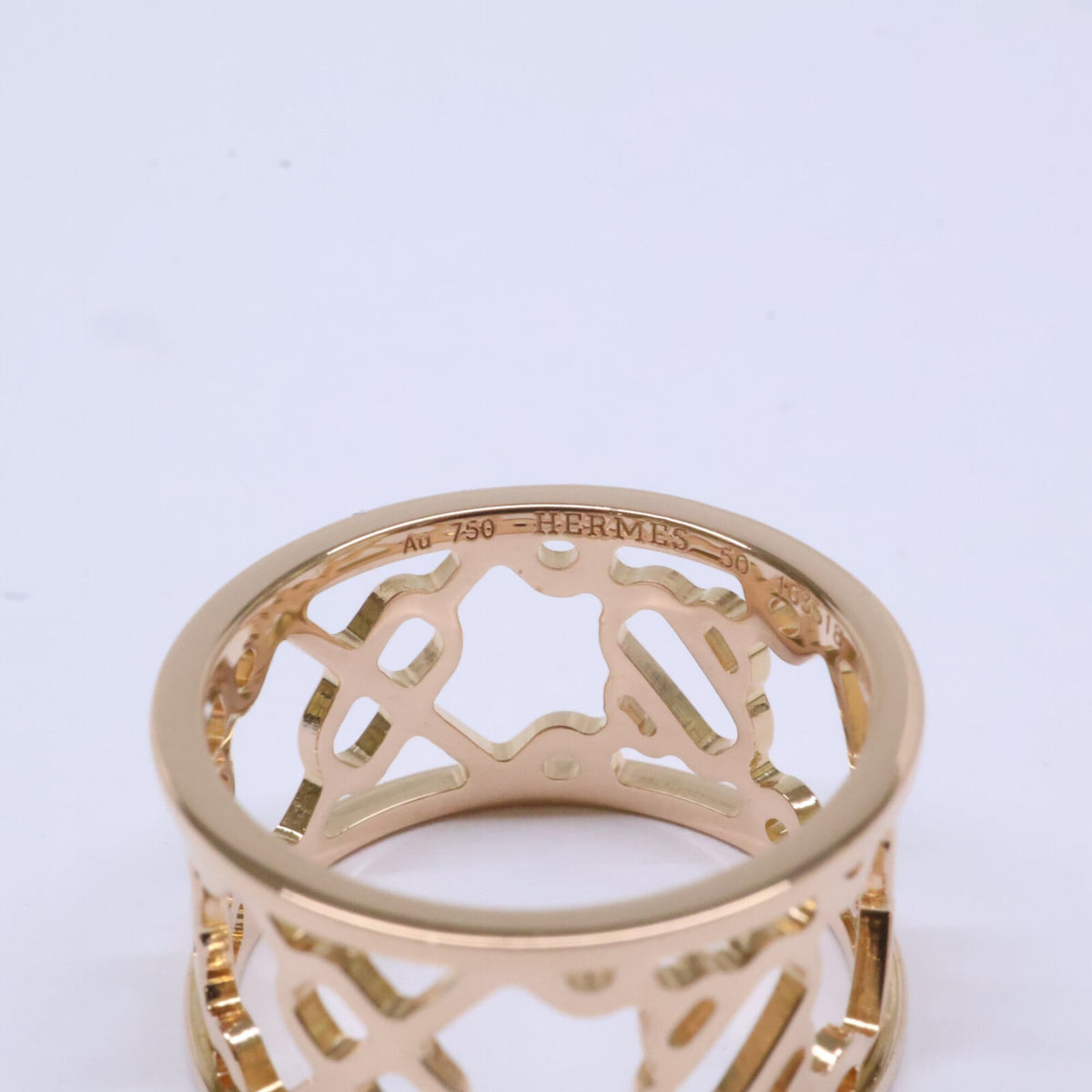 Hermes Yellow Gold Yellow Gold (18K) Band Ring (Pre-Owned)