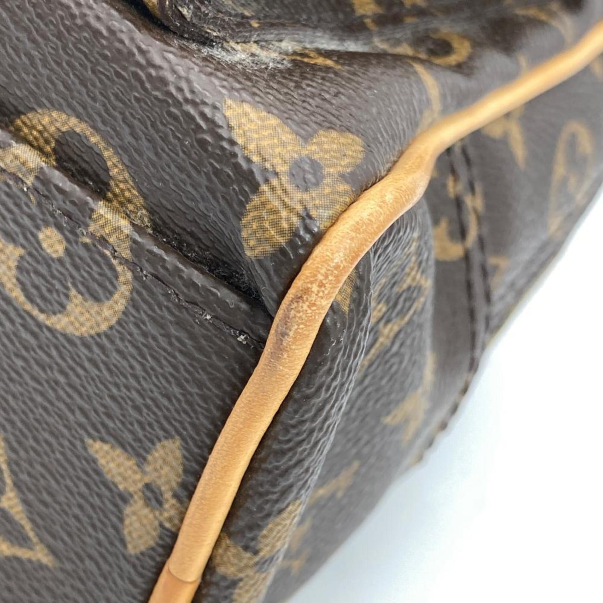 Louis Vuitton Brown Monogram Canvas Handbag (Pre-Owned)