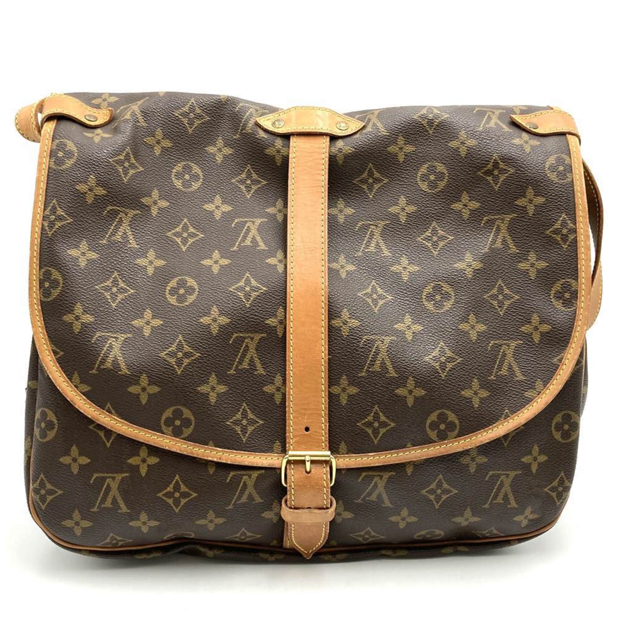 Louis Vuitton Brown Monogram Monogram Shoulder Bag (Pre-Owned)