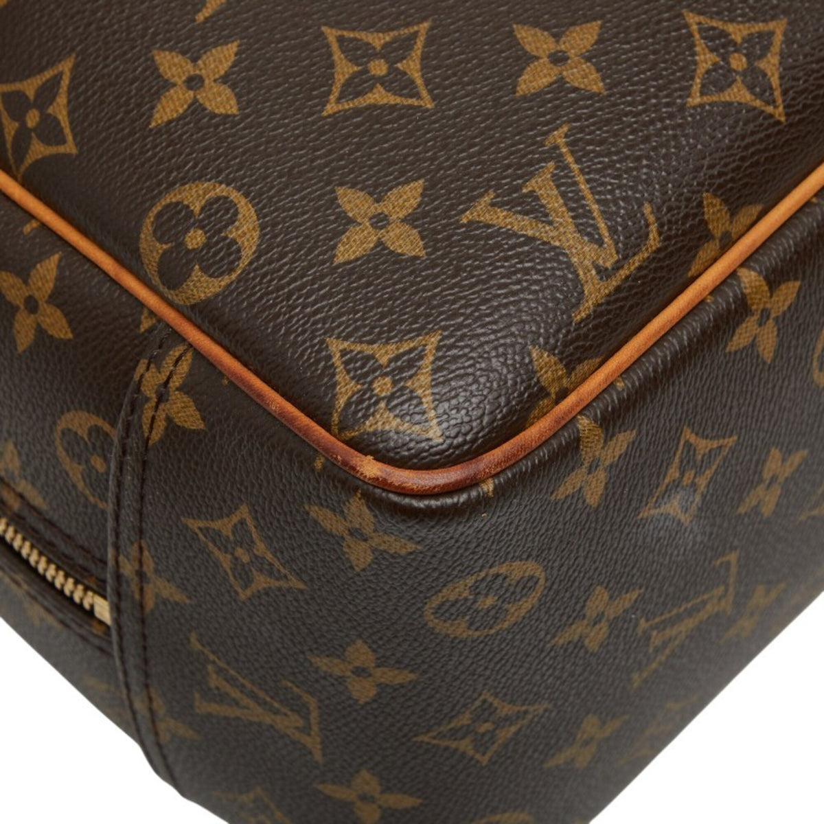 Louis Vuitton Brown Monogram Pvc Leather Handbag (Pre-Owned)