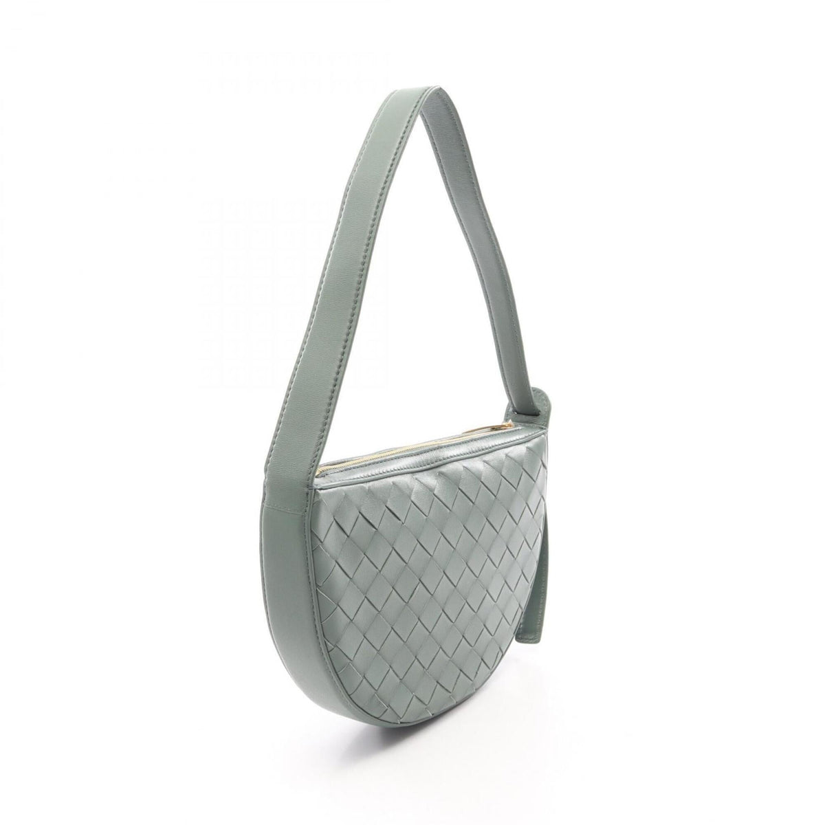 Bottega Veneta Green Intrecciato Handbag (Pre-Owned)
