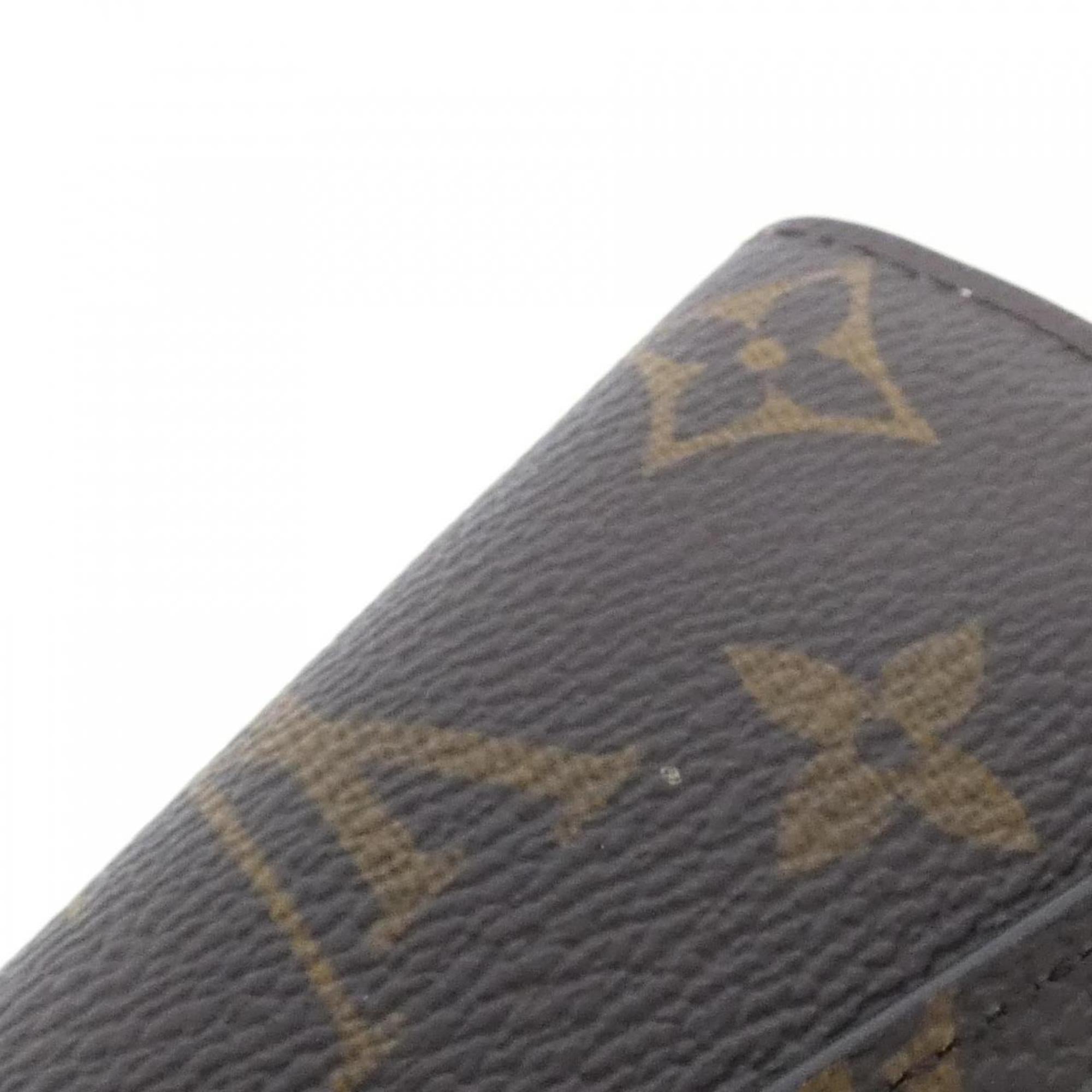 Louis Vuitton Brown Rose Ballerine Coated Canvas Long Wallet (Tri-Fold) (Pre-Owned)