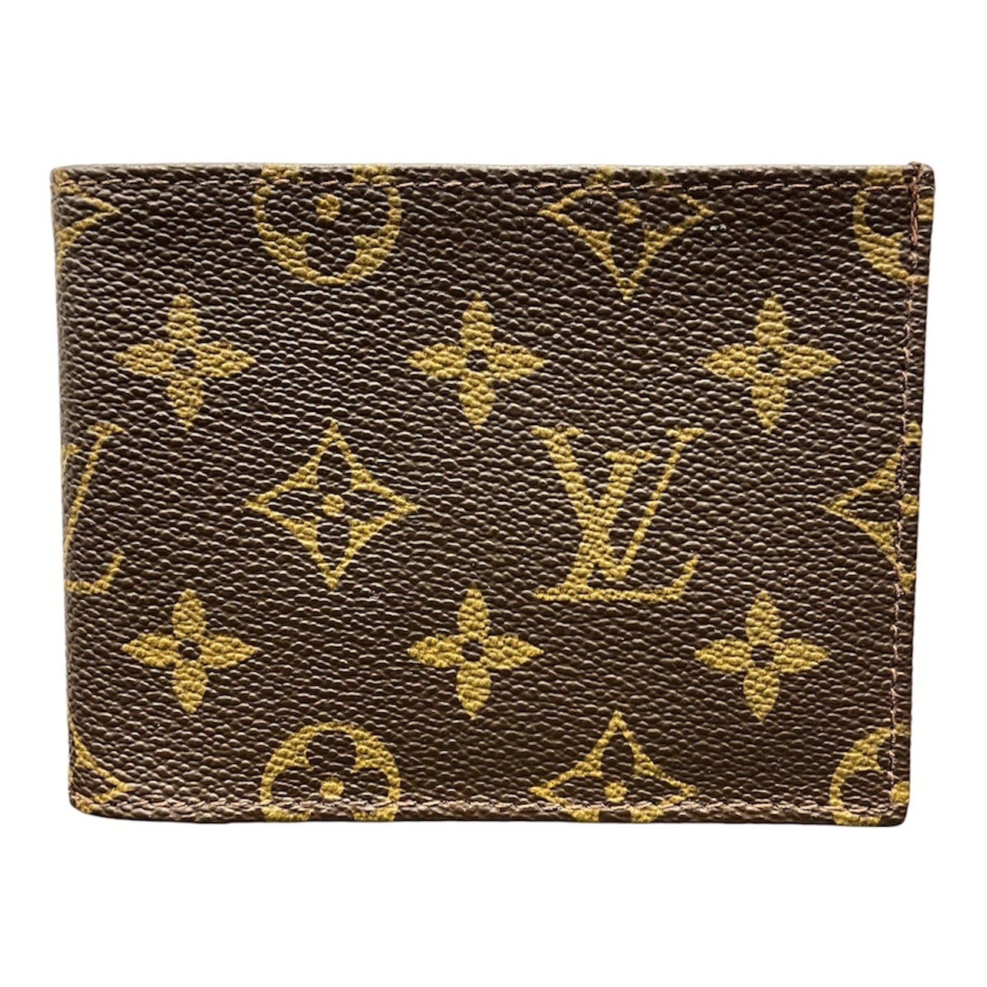 Louis Vuitton Brown Pvc Wallet (Bi-Fold) (Pre-Owned)