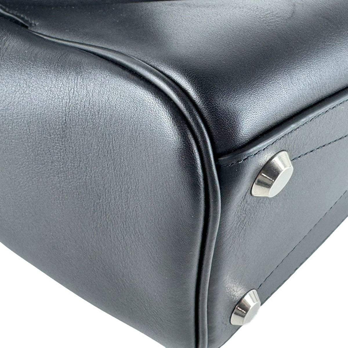 Balenciaga Black Leather Handbag Shoulder Bag (Pre-Owned)