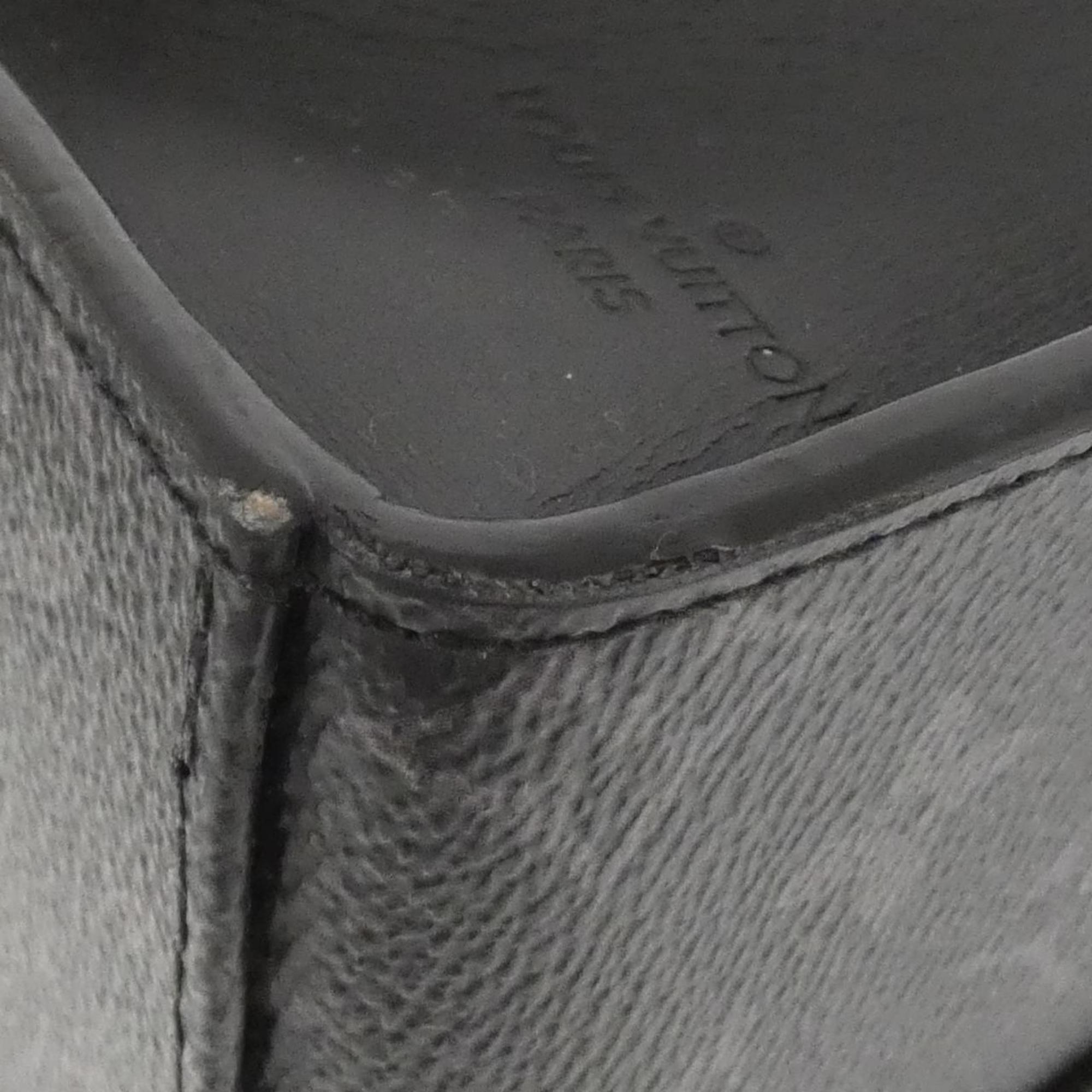 Louis Vuitton Black Coated Canvas Handbag (Pre-Owned)