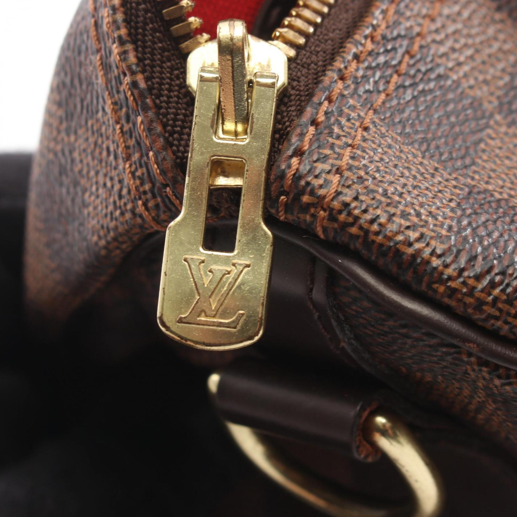 Louis Vuitton Brown Damier Canvas Coated Canvas Damier Canvas Leather Handbag (Pre-Owned)