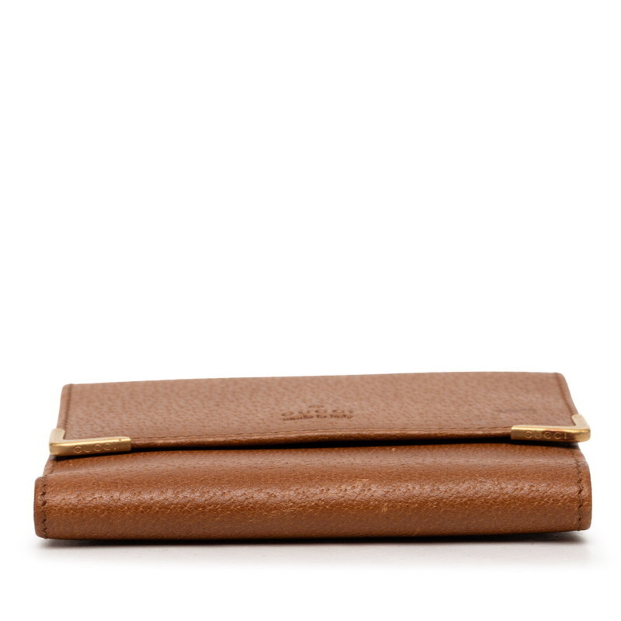 Gucci Brown Leather Wallet (Bi-Fold) (Pre-Owned)