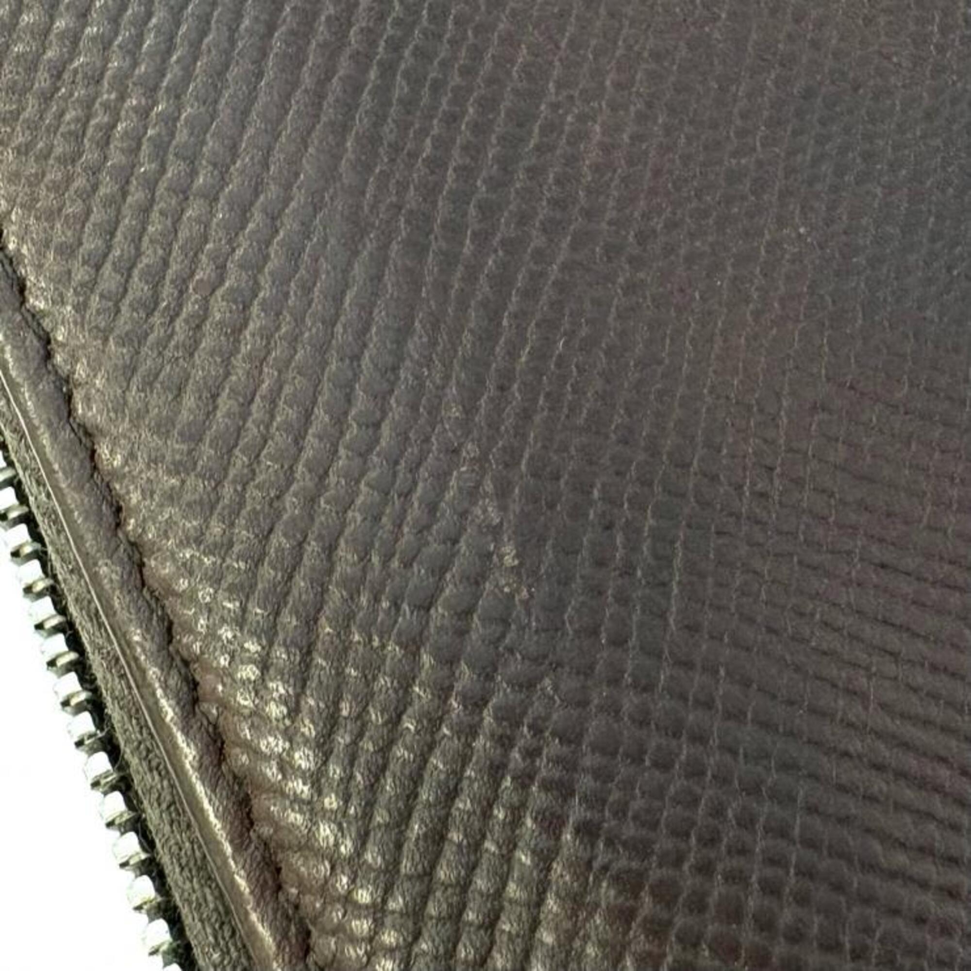 Prada Brown Saffiano Long Wallet (Bi-Fold) (Pre-Owned)
