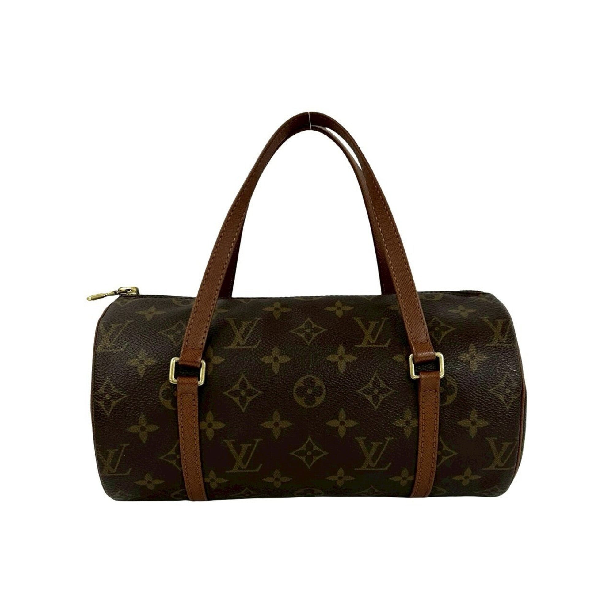 Louis Vuitton Brown Leather Pvc Boston Bag Handbag (Pre-Owned)
