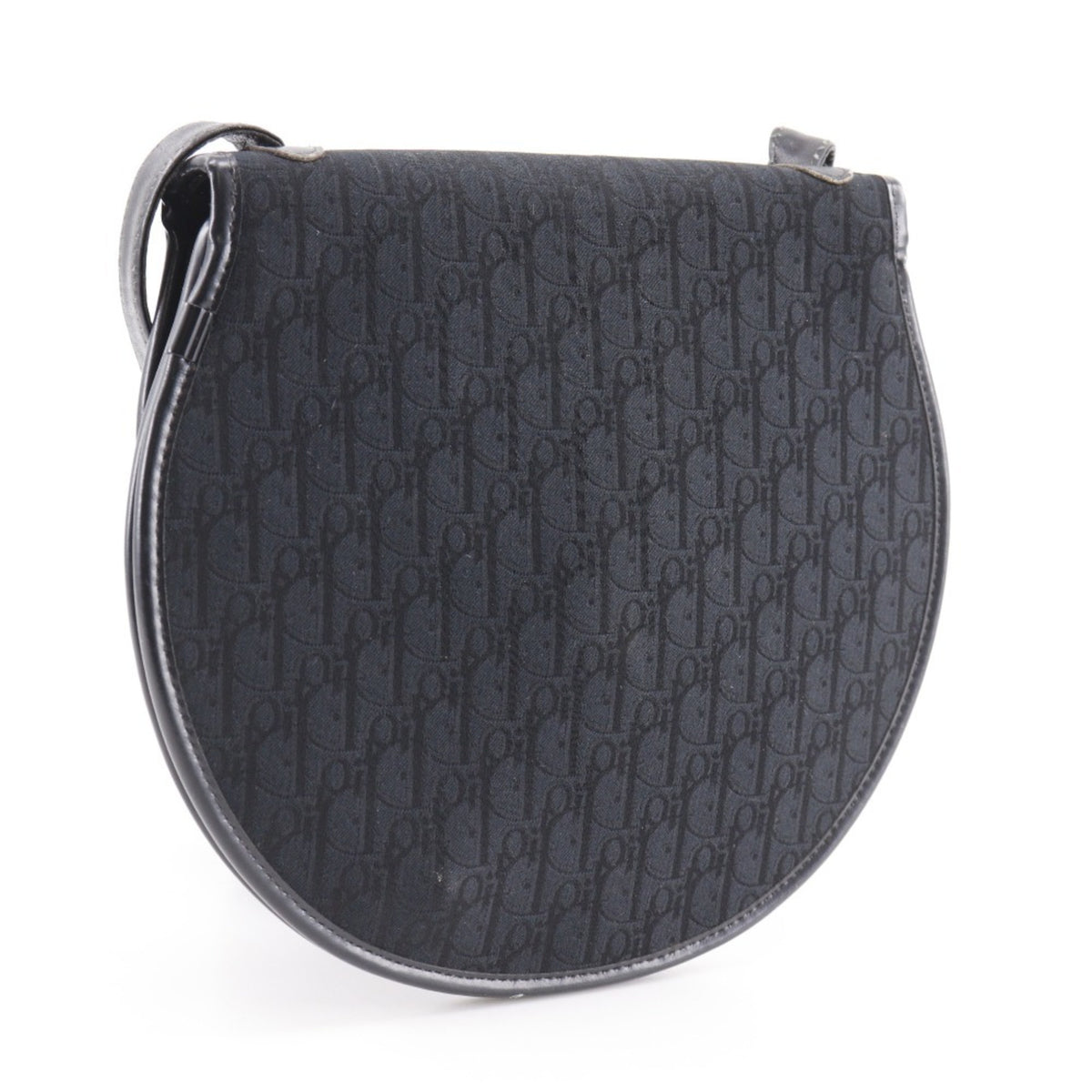 Christian Dior Black Canvas Shoulder Bag (Pre-Owned)