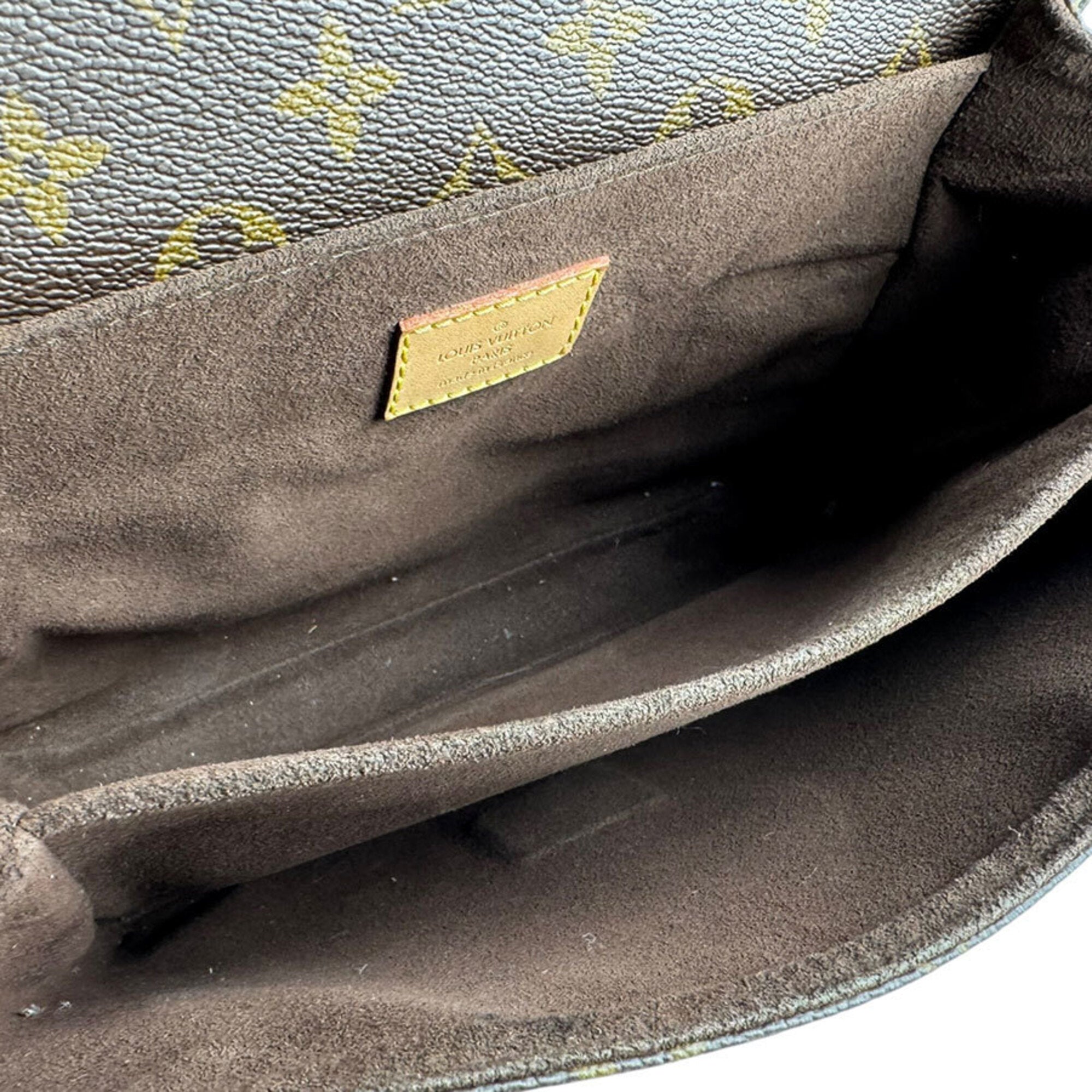 Louis Vuitton Brown Monogram Monogram Pochette Shoulder Bag (Pre-Owned)