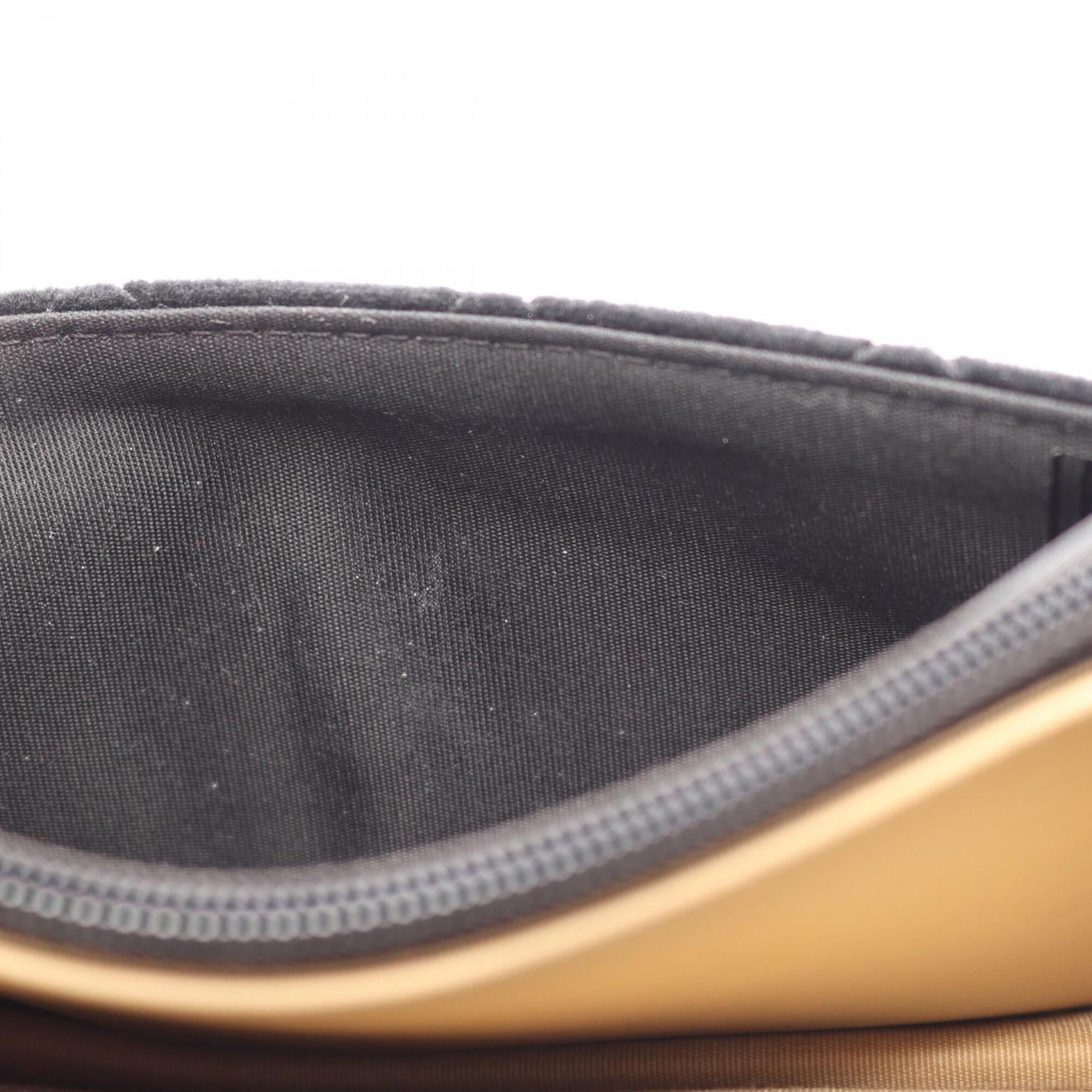 Chanel Black Fabric Handbag Shoulder Bag (Pre-Owned)