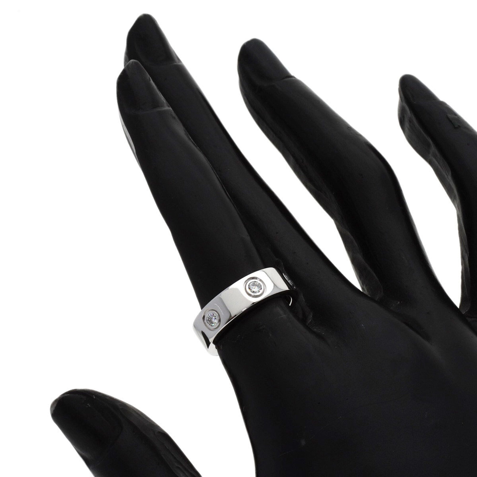 Cartier White Gold White Gold (18K) Band Ring (Pre-Owned)