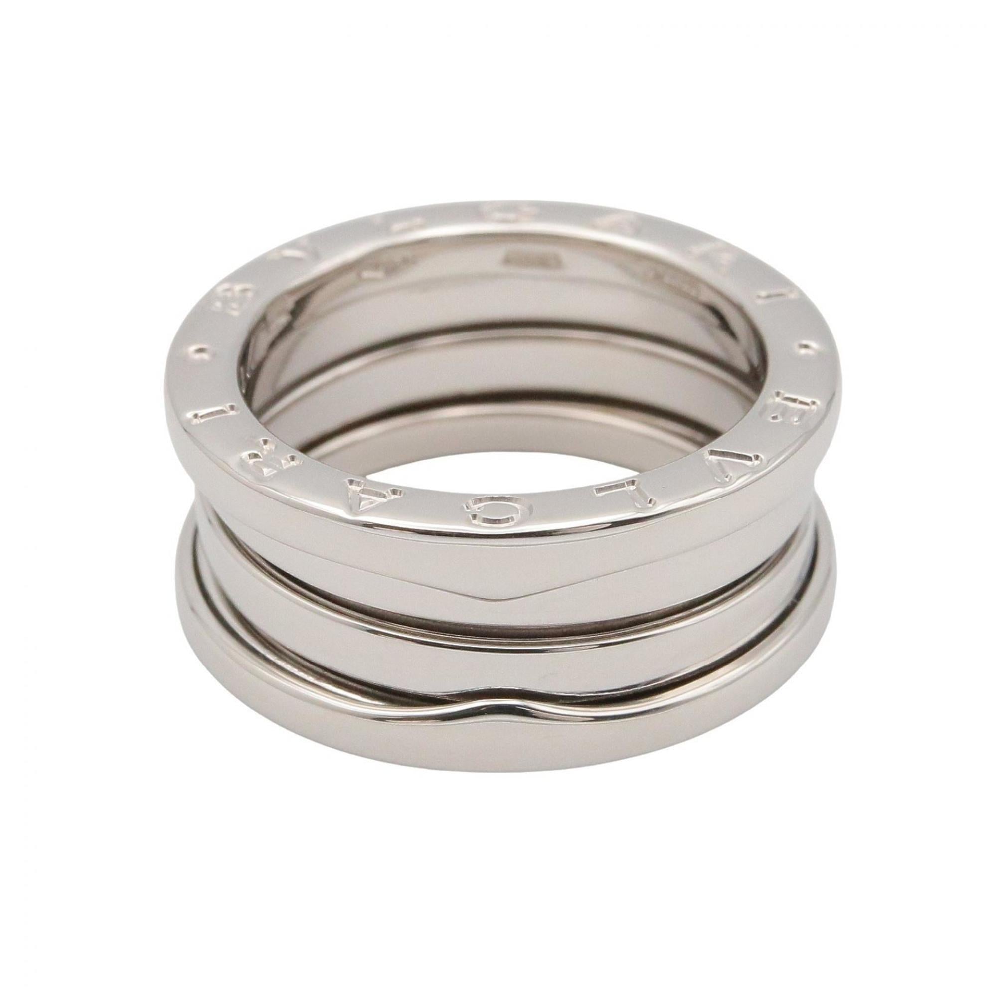 Bvlgari Silver White Gold (18K) Band Ring (Pre-Owned)
