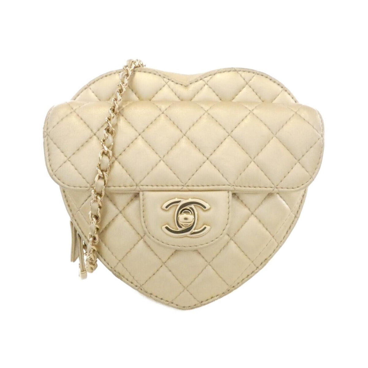 Chanel Gold Shoulder Bag (Pre-Owned)