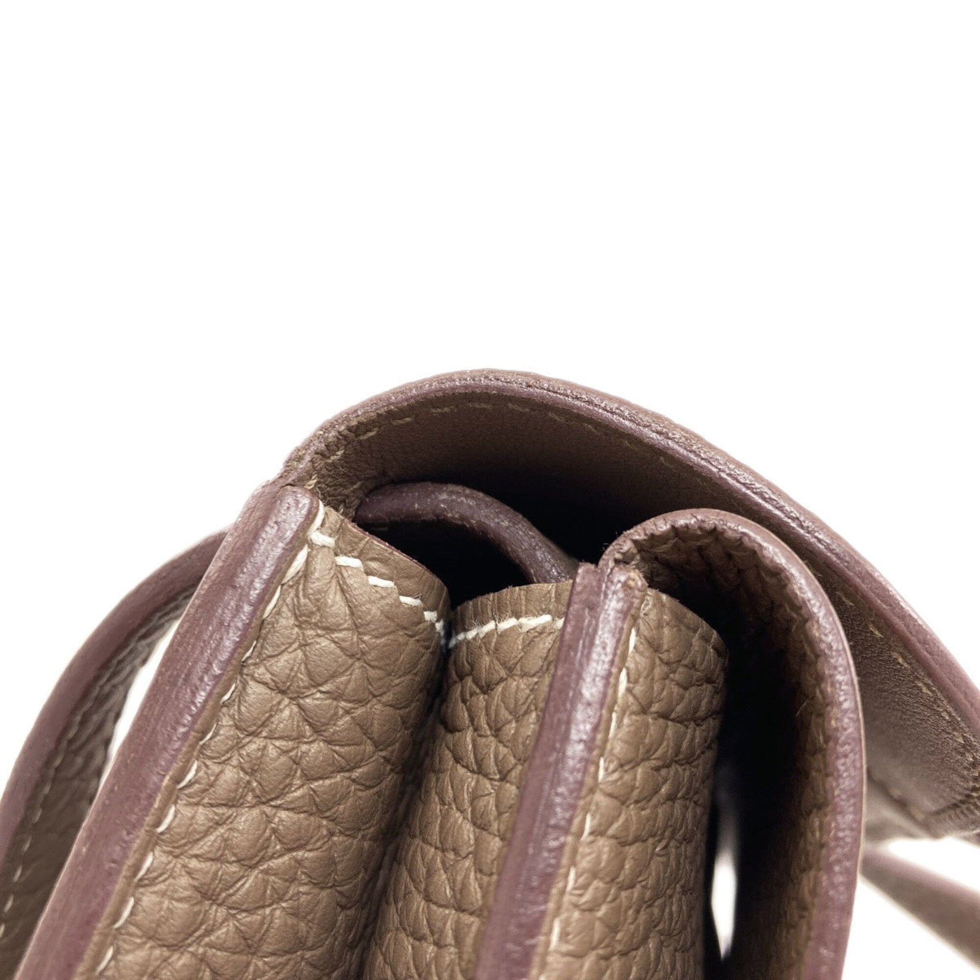 Hermes Etoupe Gray Handbag (Pre-Owned)
